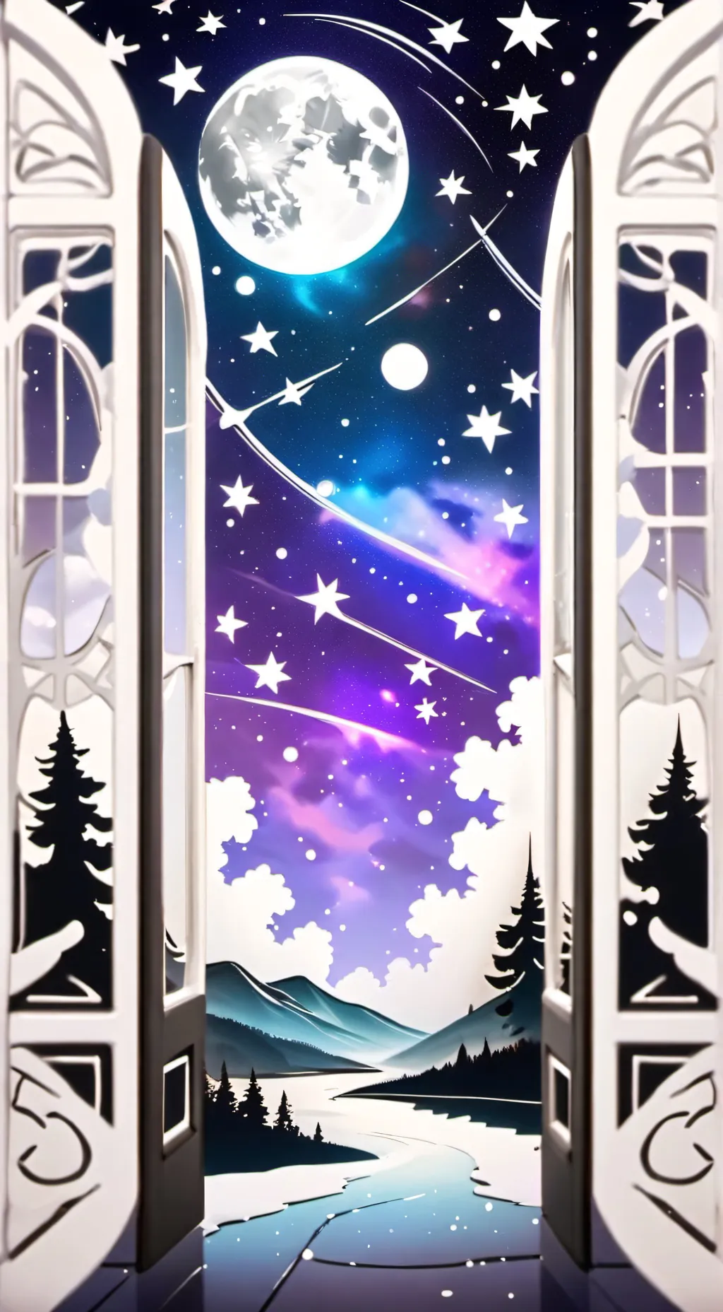 ai character: (MLP) western  background