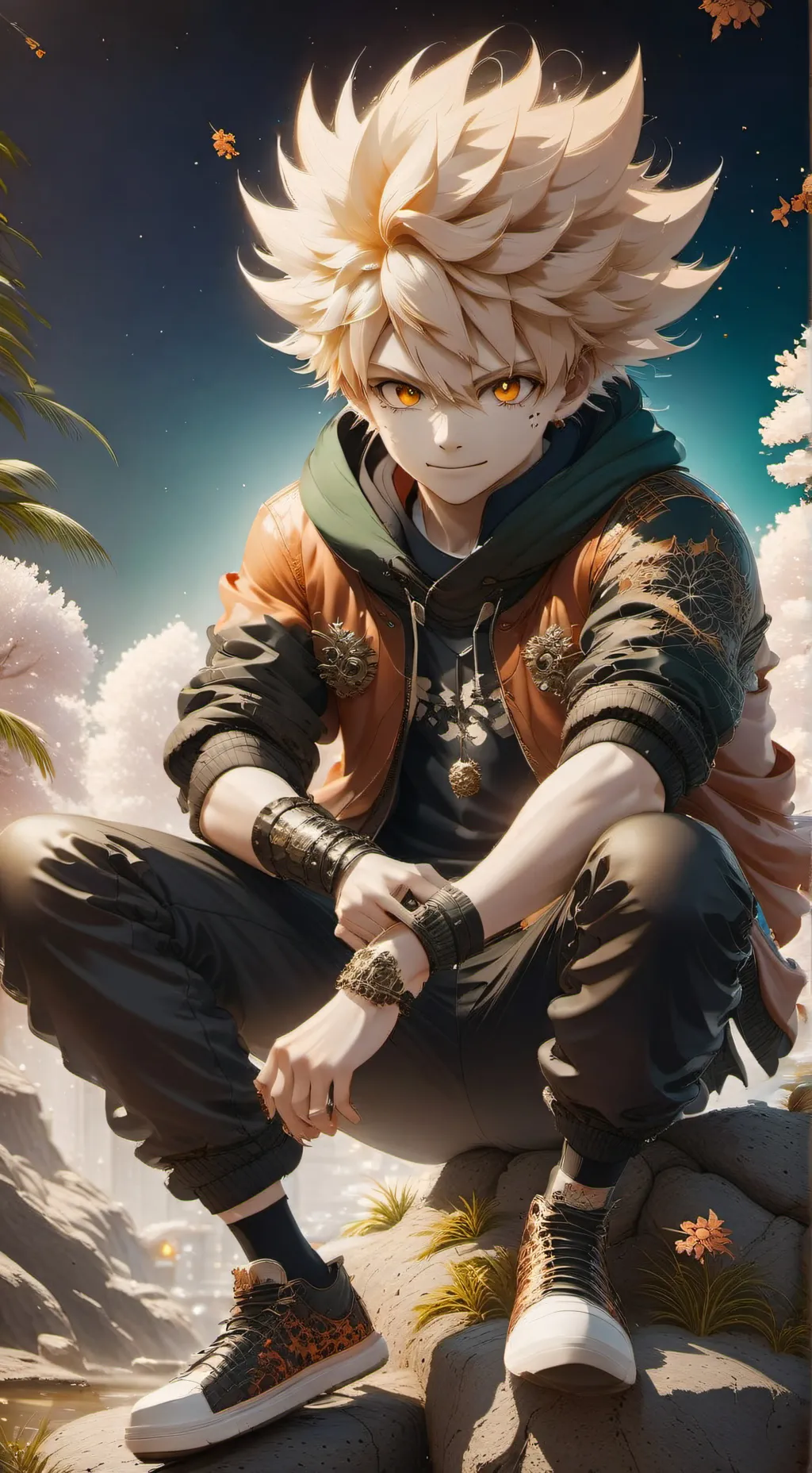 ai character: Mha soulmate  background