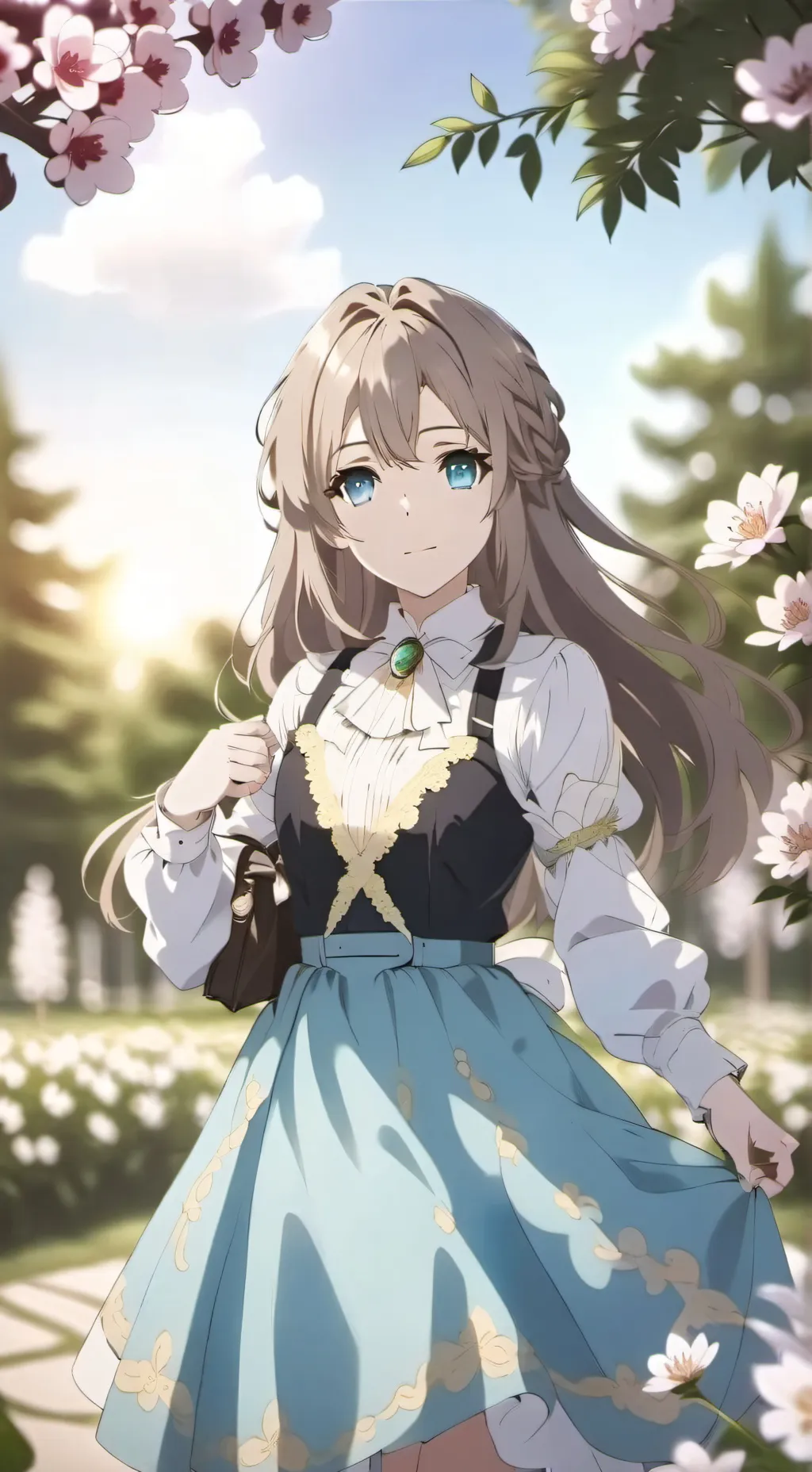 ai character: hi people  background