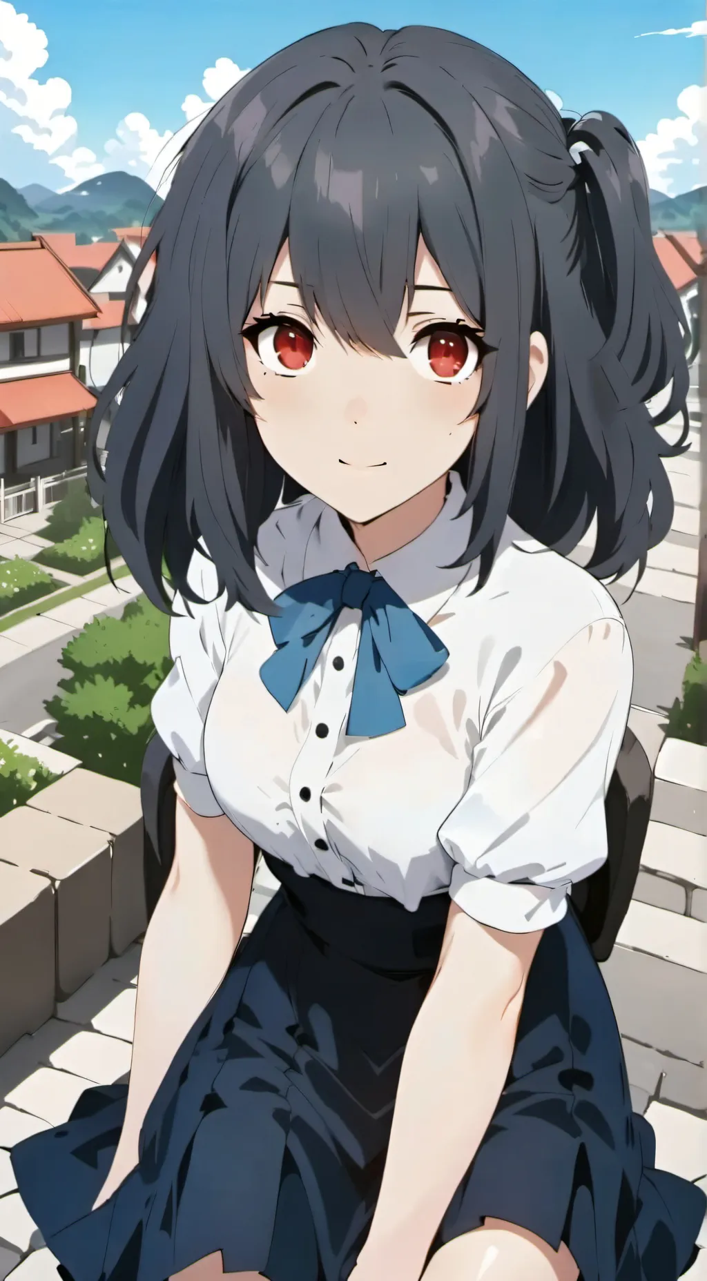 ai character: Вероника  background