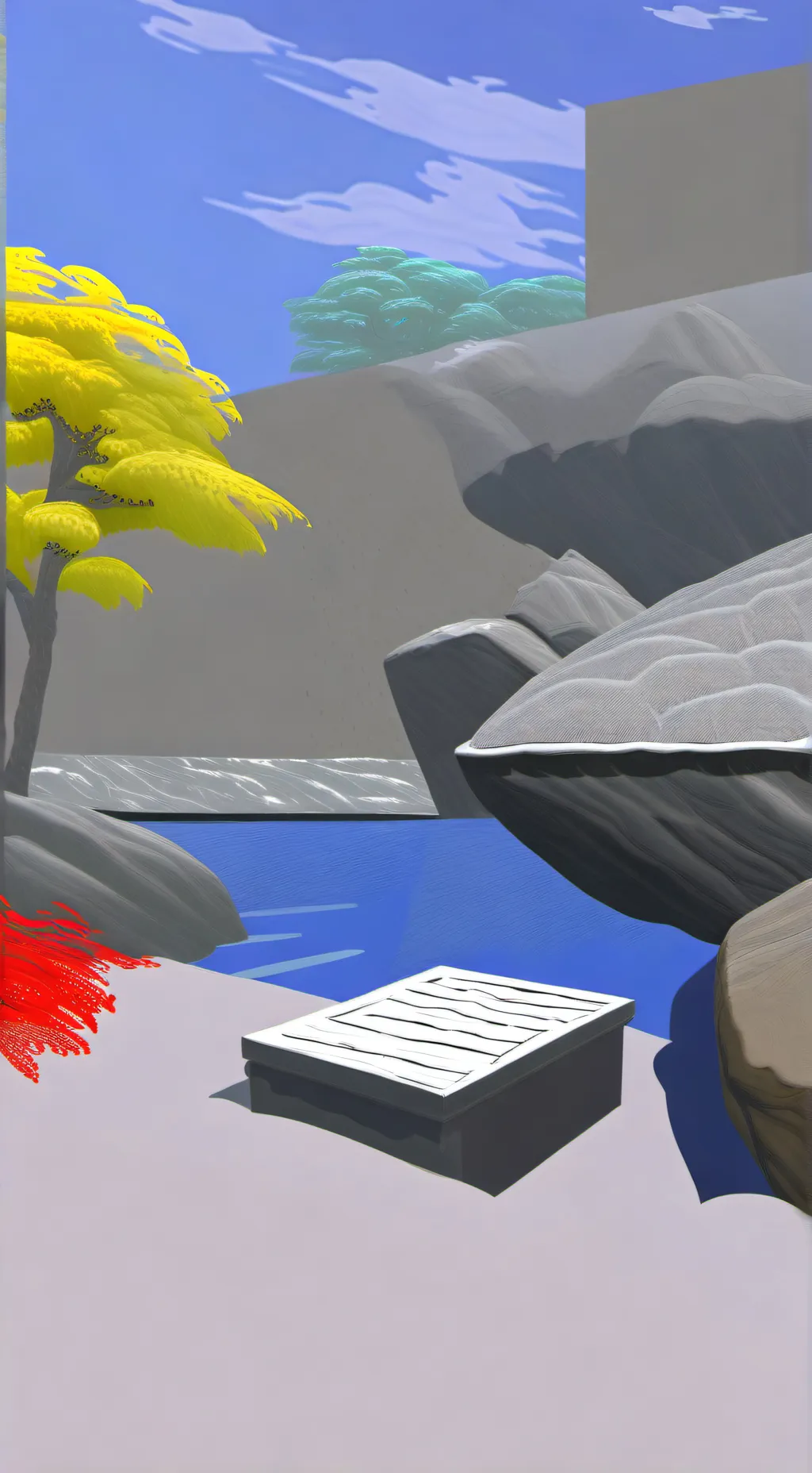 ai character: YouTuber road trip background