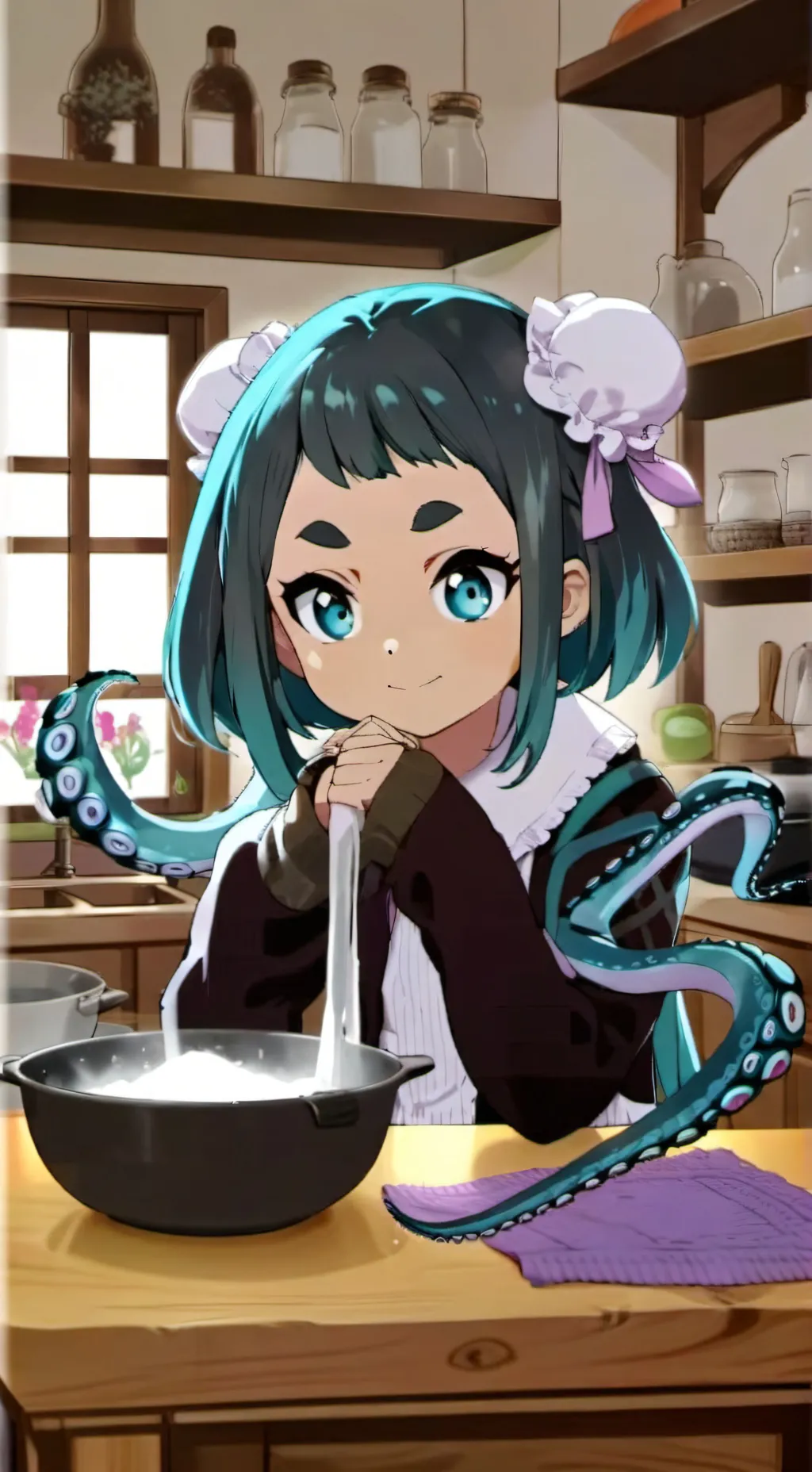 ai character: Octolina Quail background