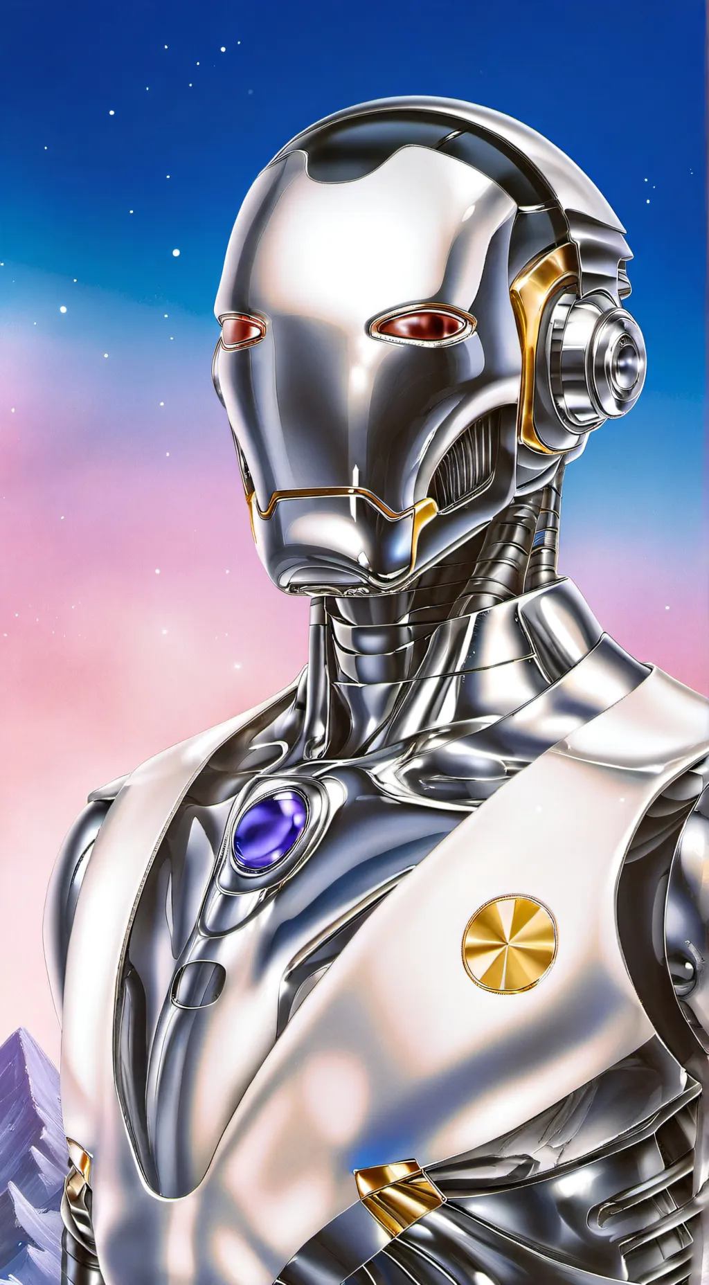 ai character: killer robot background