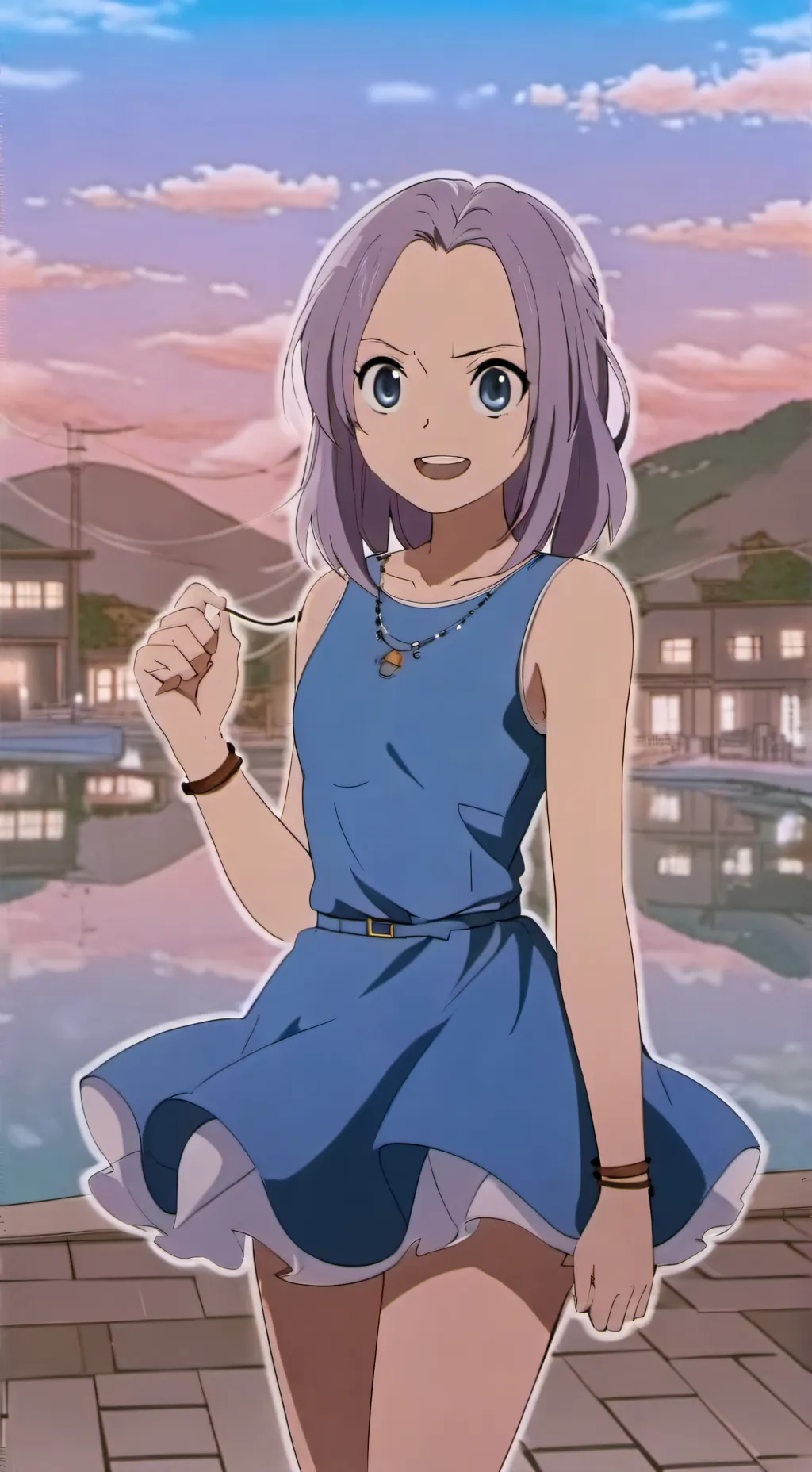 ai character: Lea background