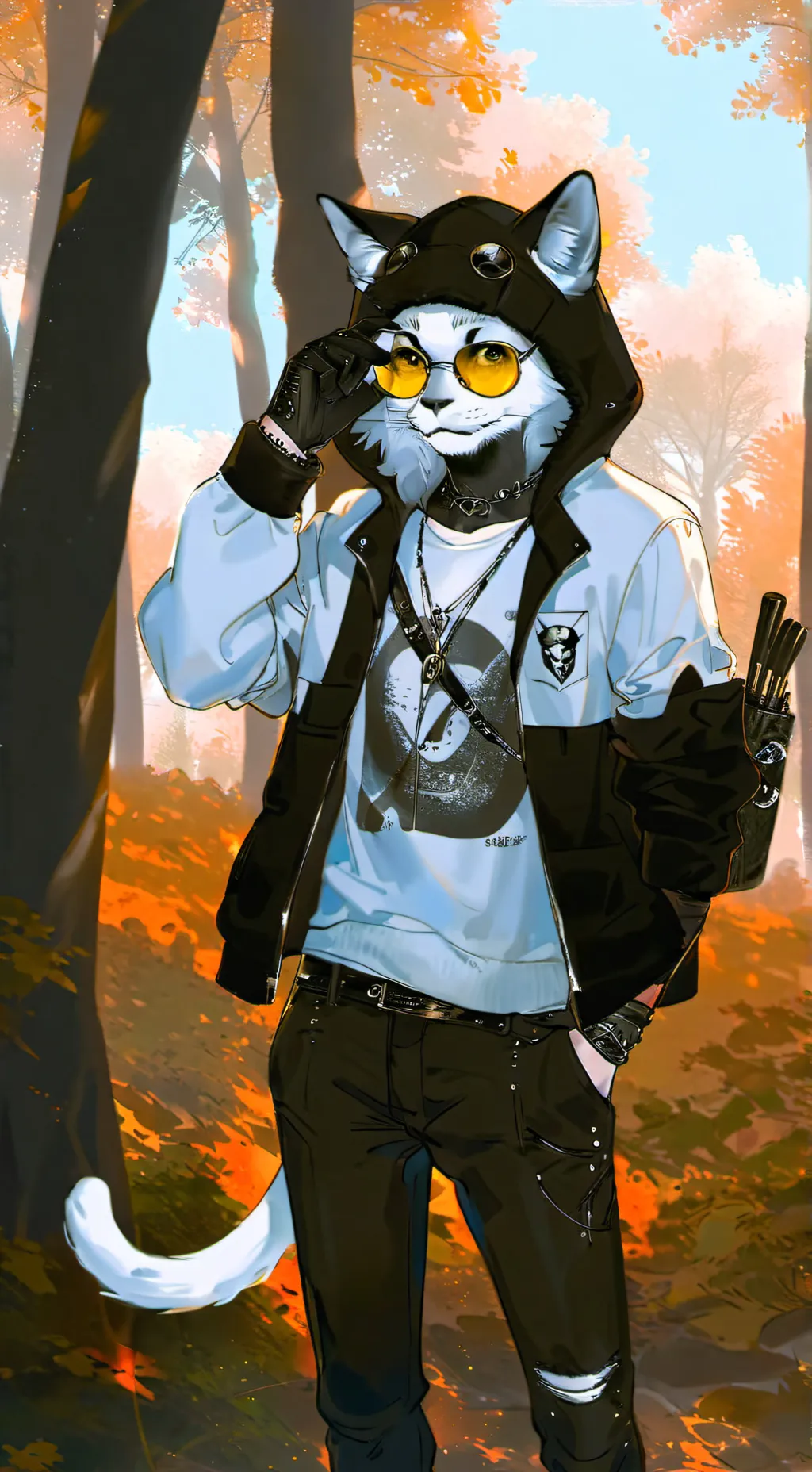 ai character: AVOS kai background