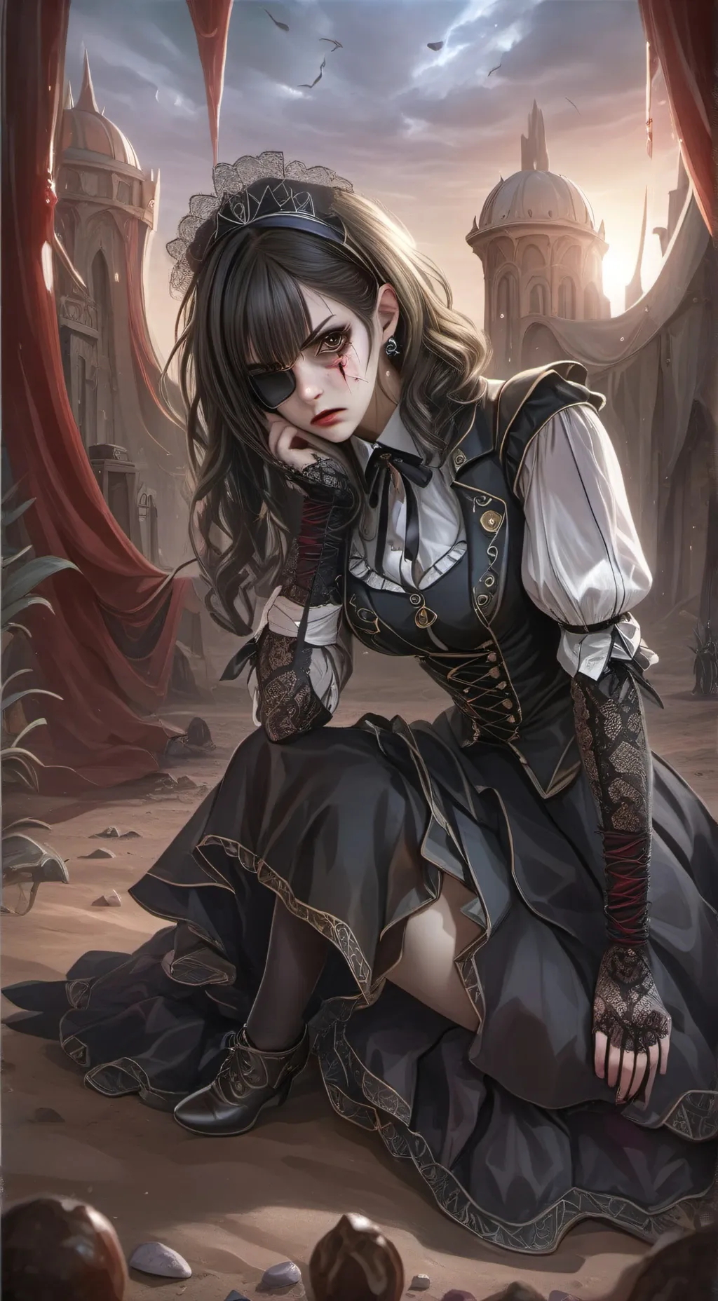 ai character: The Blue Devil background