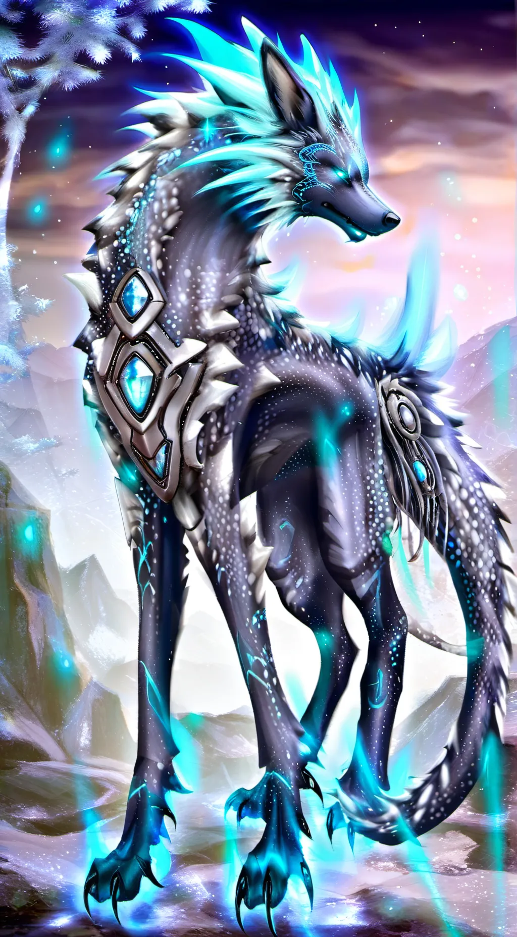 ai character: Fenrir background