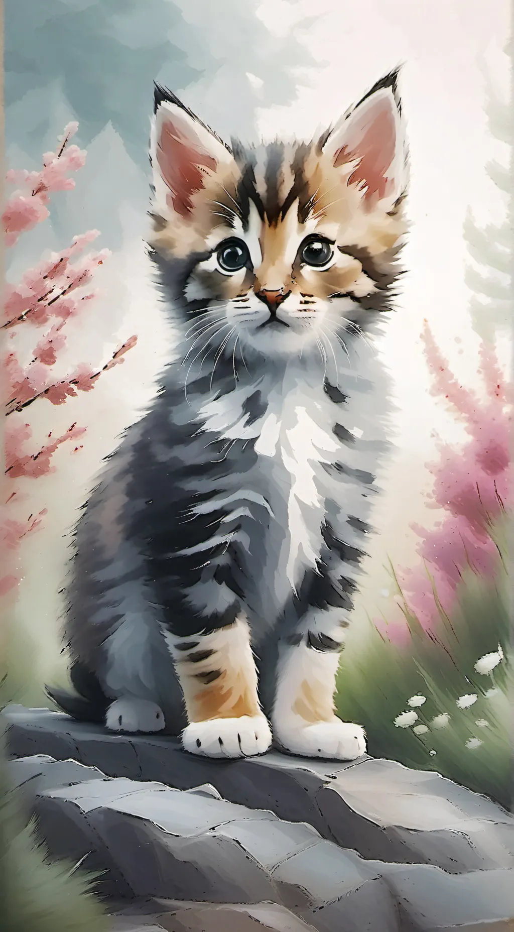 ai character: Hater kitten :( 🐈😡 background