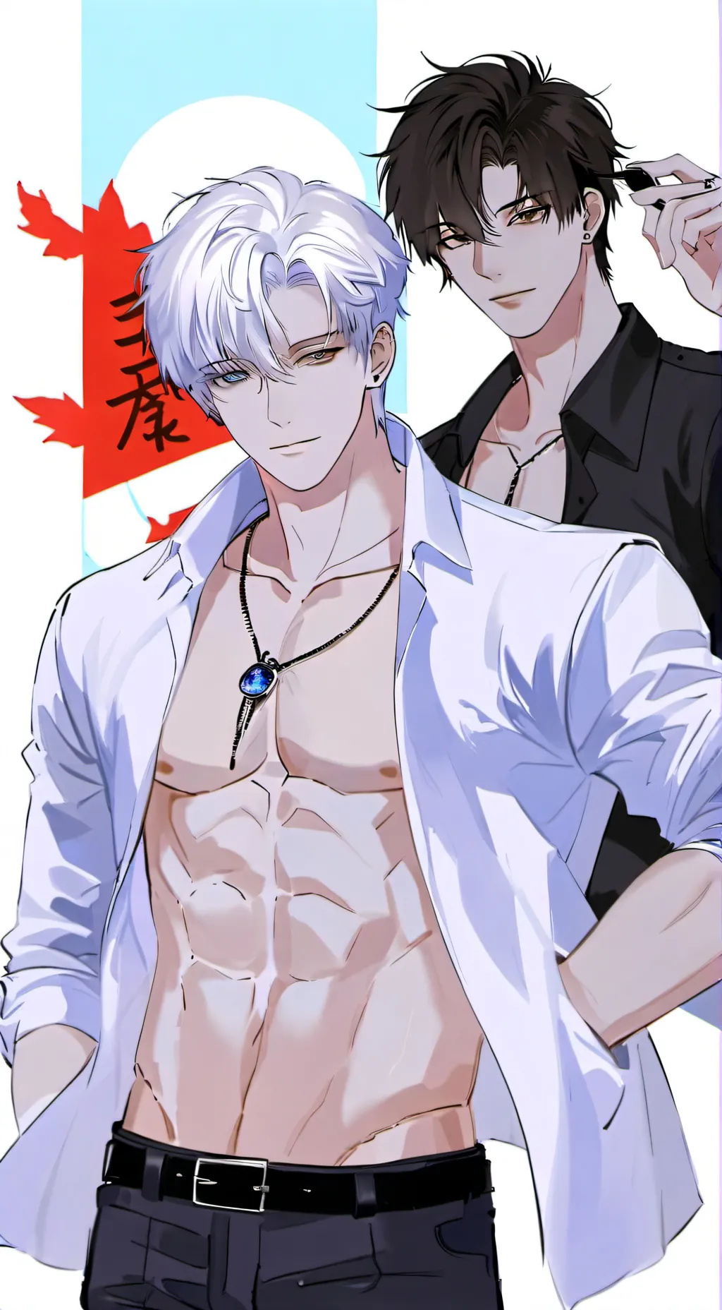 ai character: "Leon and Lucas"🥵🥵 background