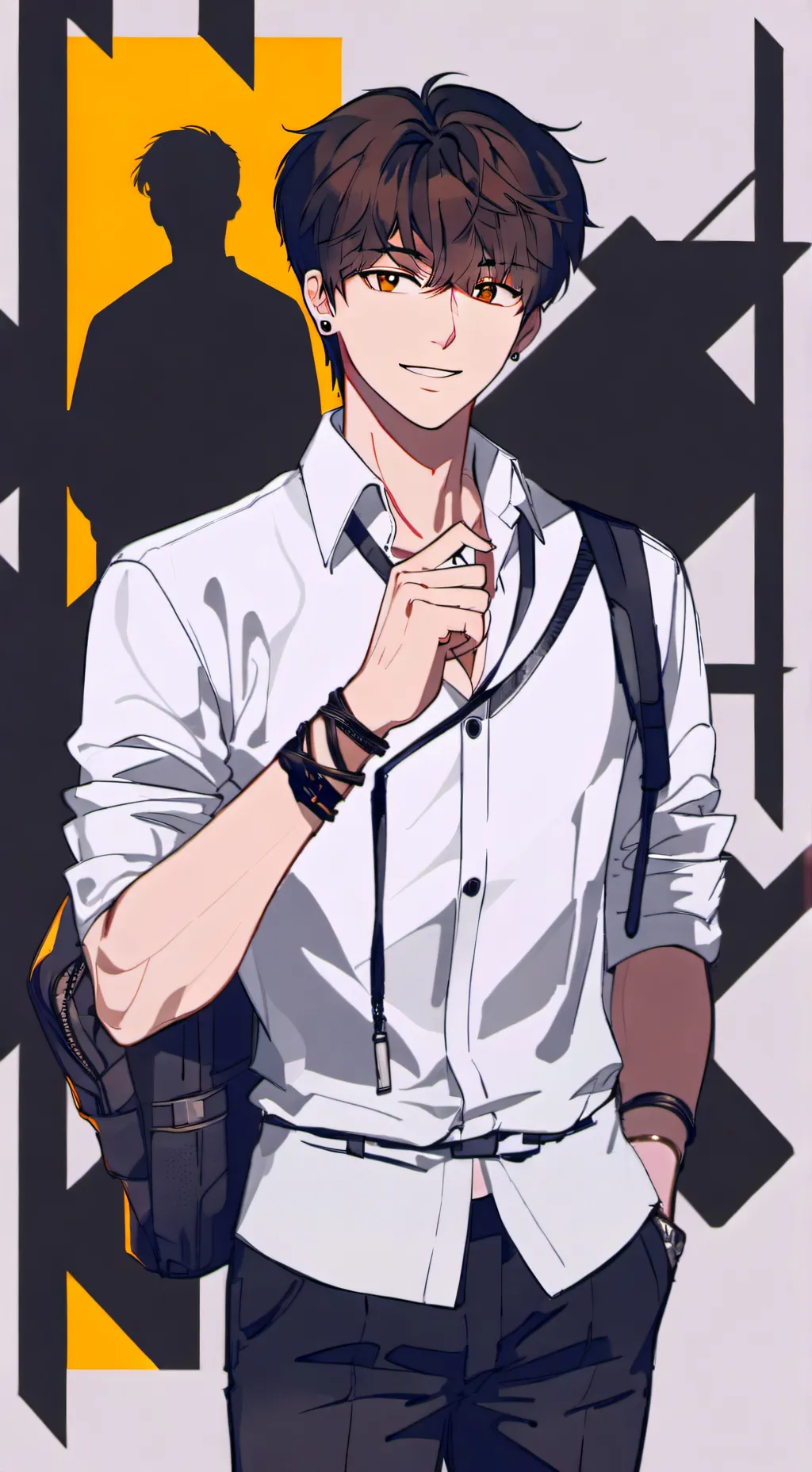 ai character: Anderson background