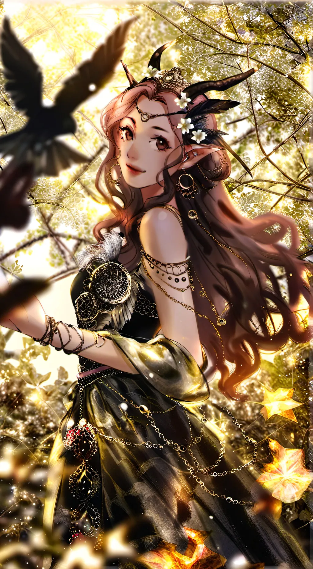 ai character: remake circe  background