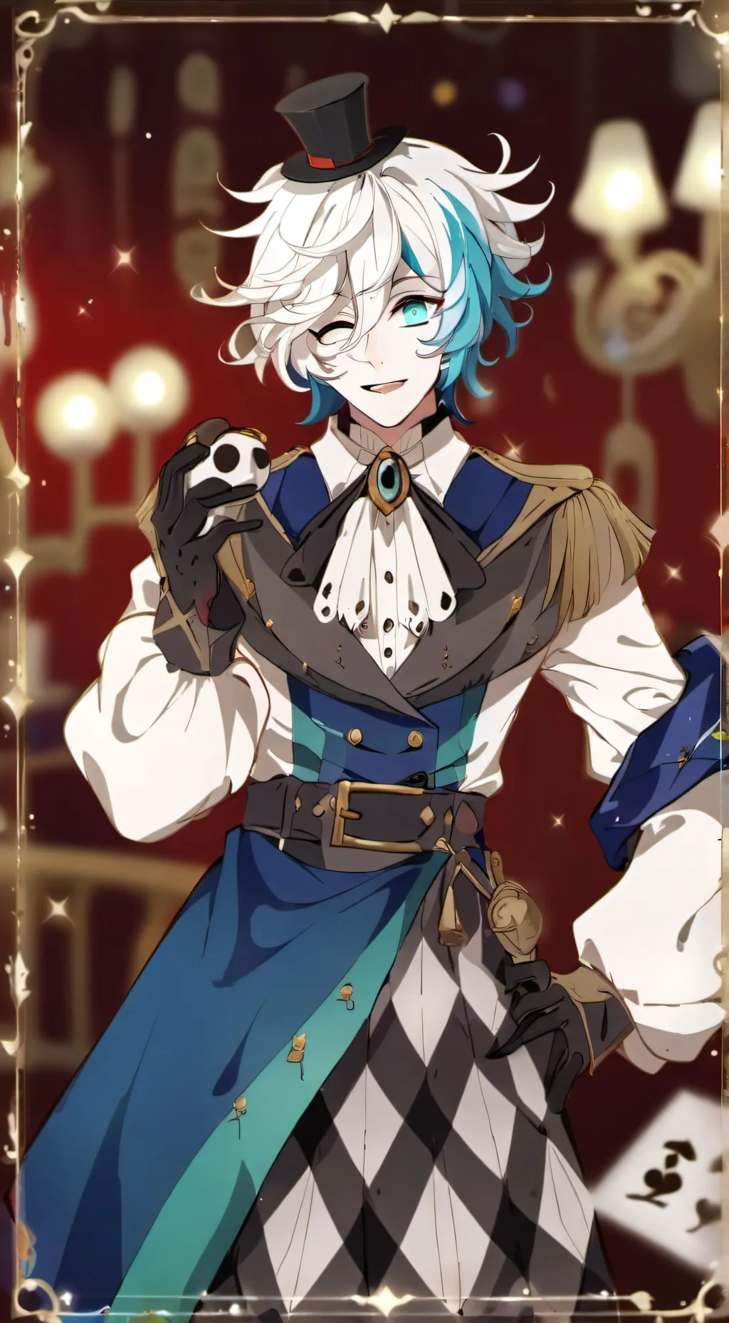 ai character: Shadow Milk Cookie background