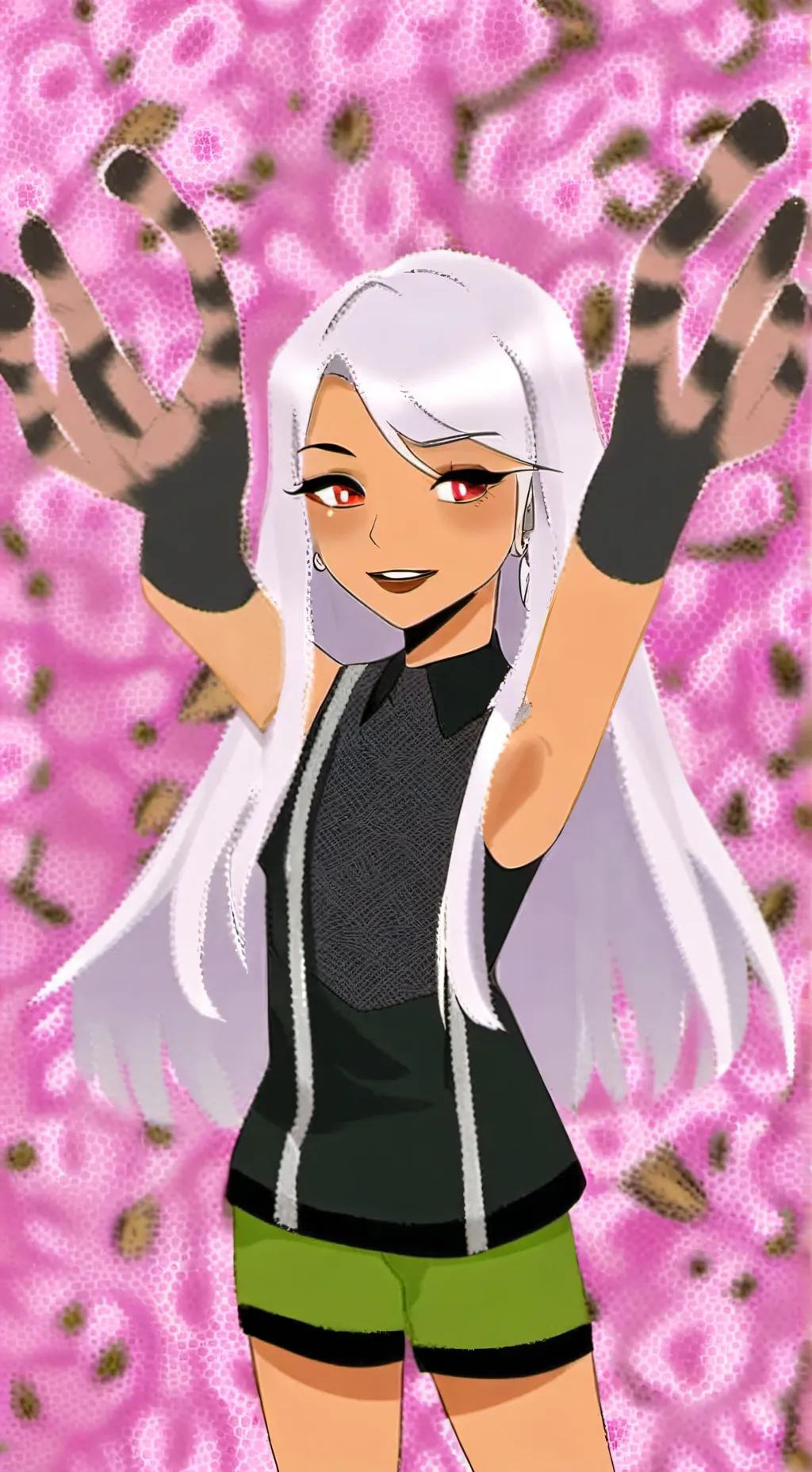 ai character: angle dust background