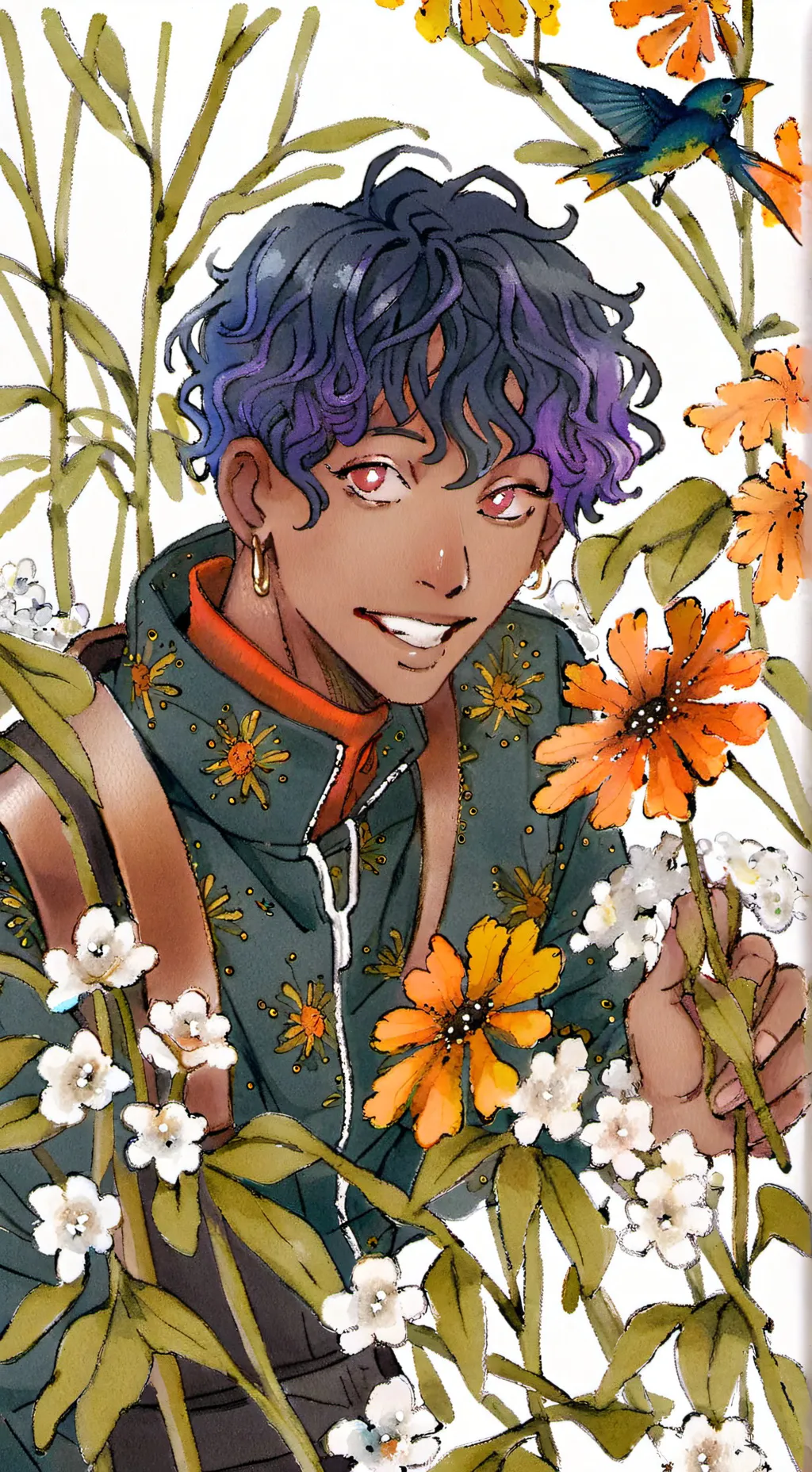 ai character: ☆NANAKI☆ background