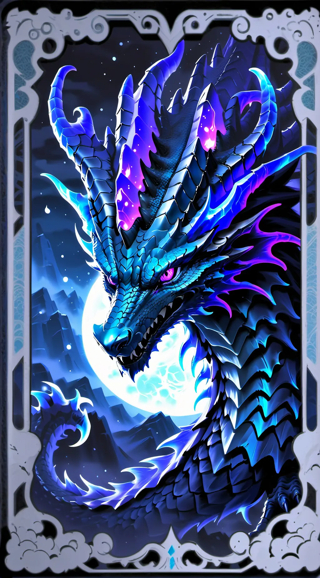 ai character: dudu the dragon background