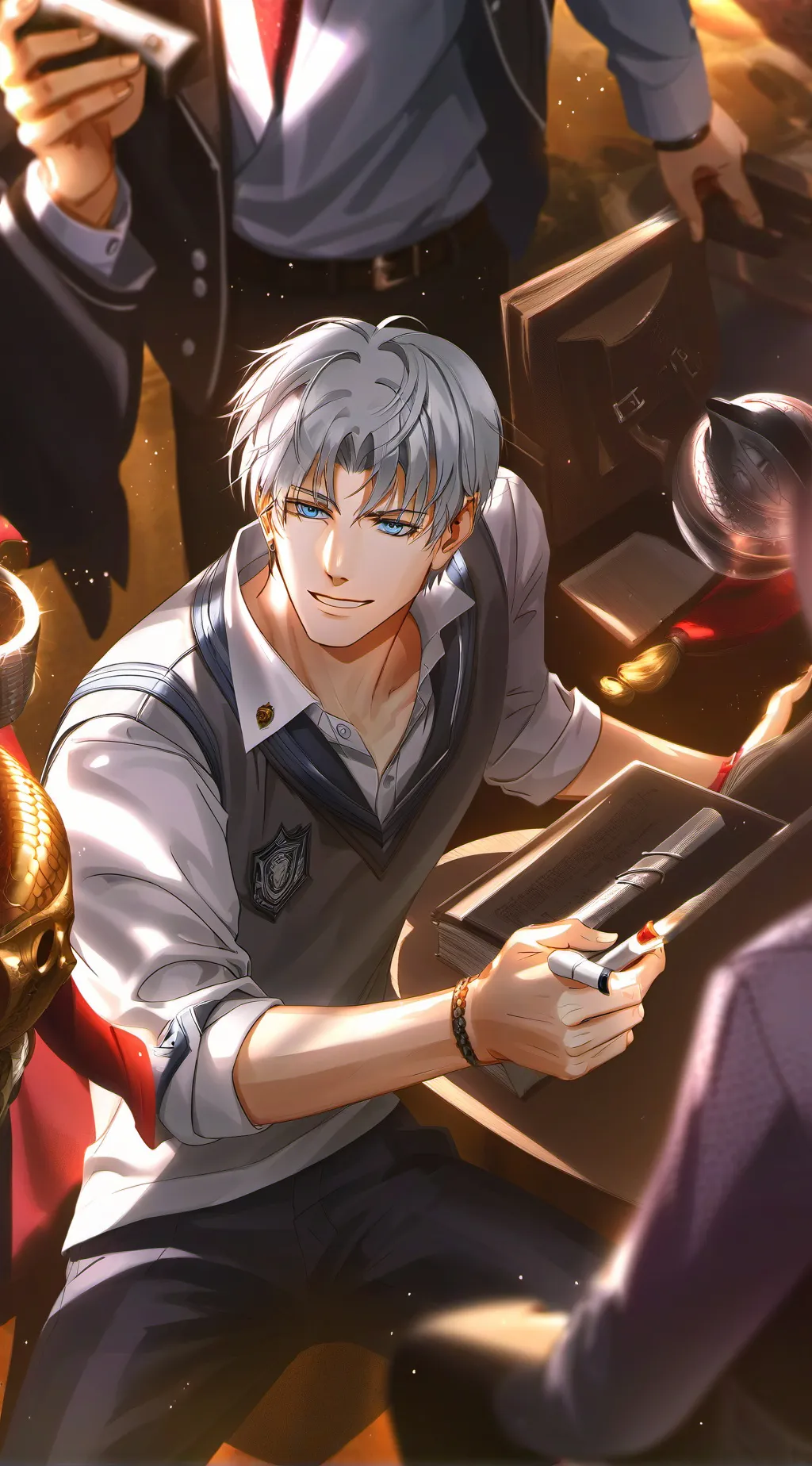 ai character: Gojo Satoru background