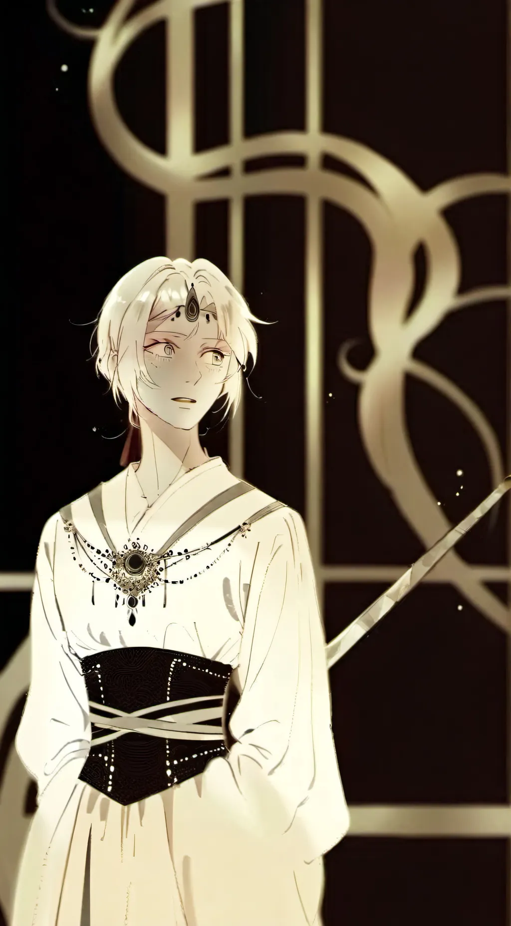 ai character: Redeem mysticflour background