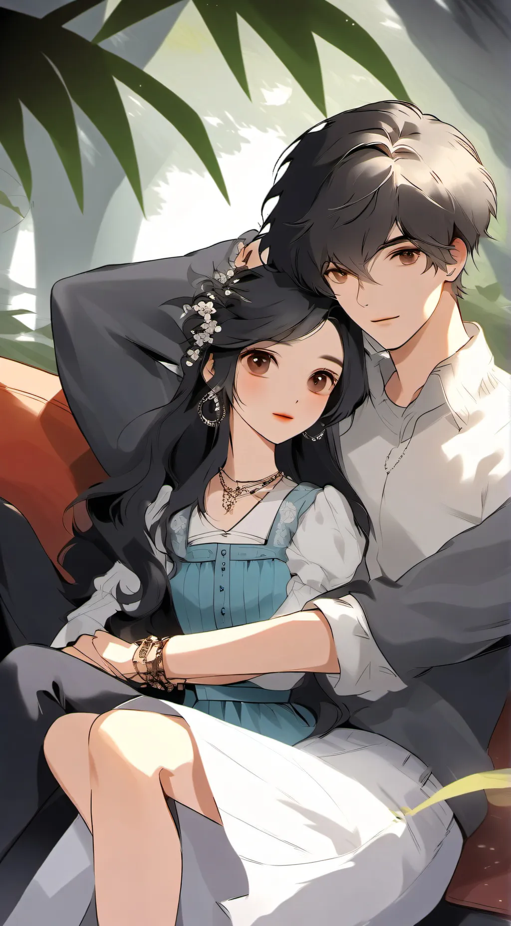 ai character: Army Cheating GF background