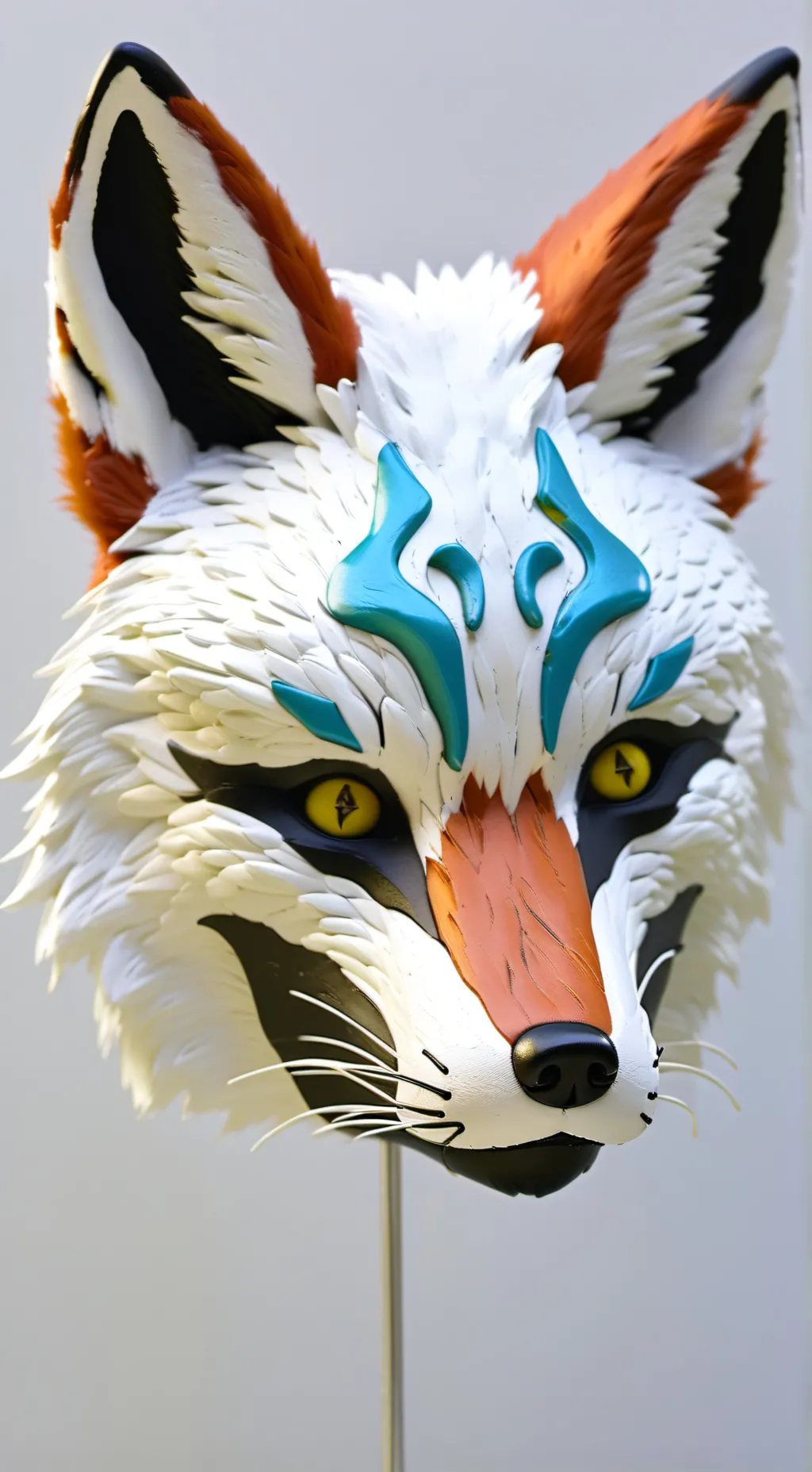 ai character: fox mask background