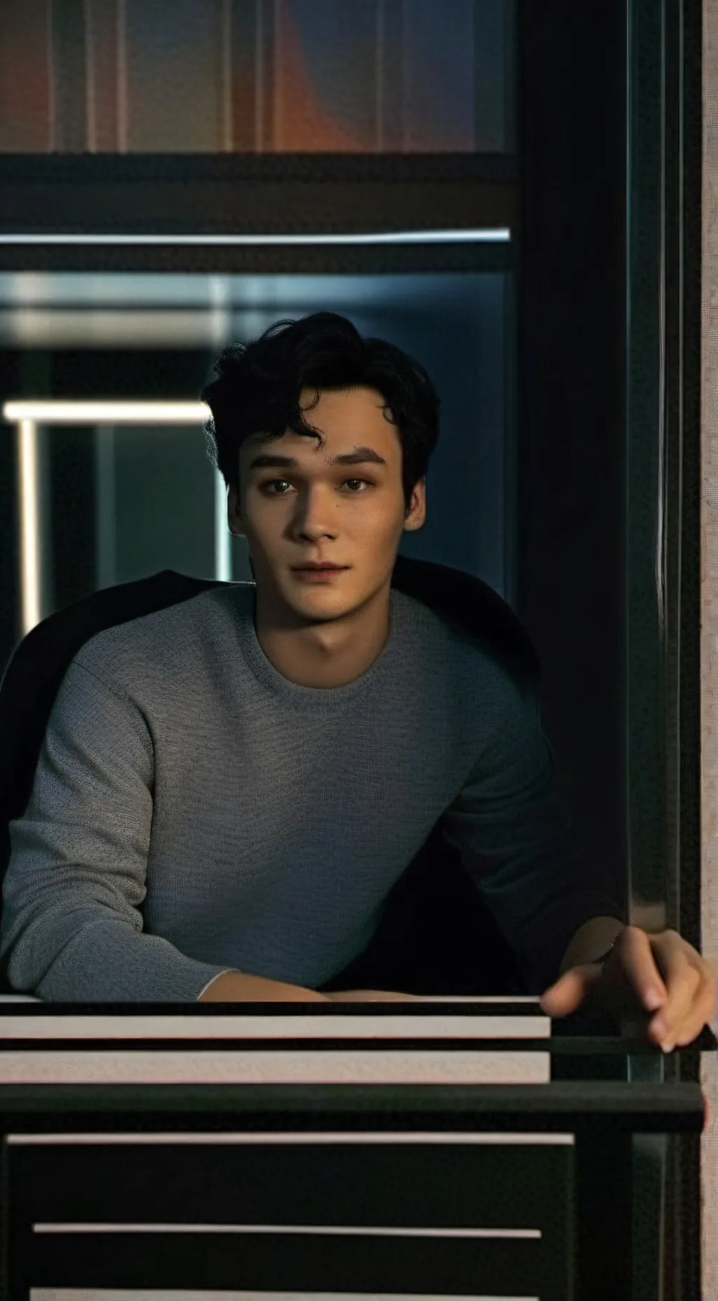 ai character: Mattheo riddle  background