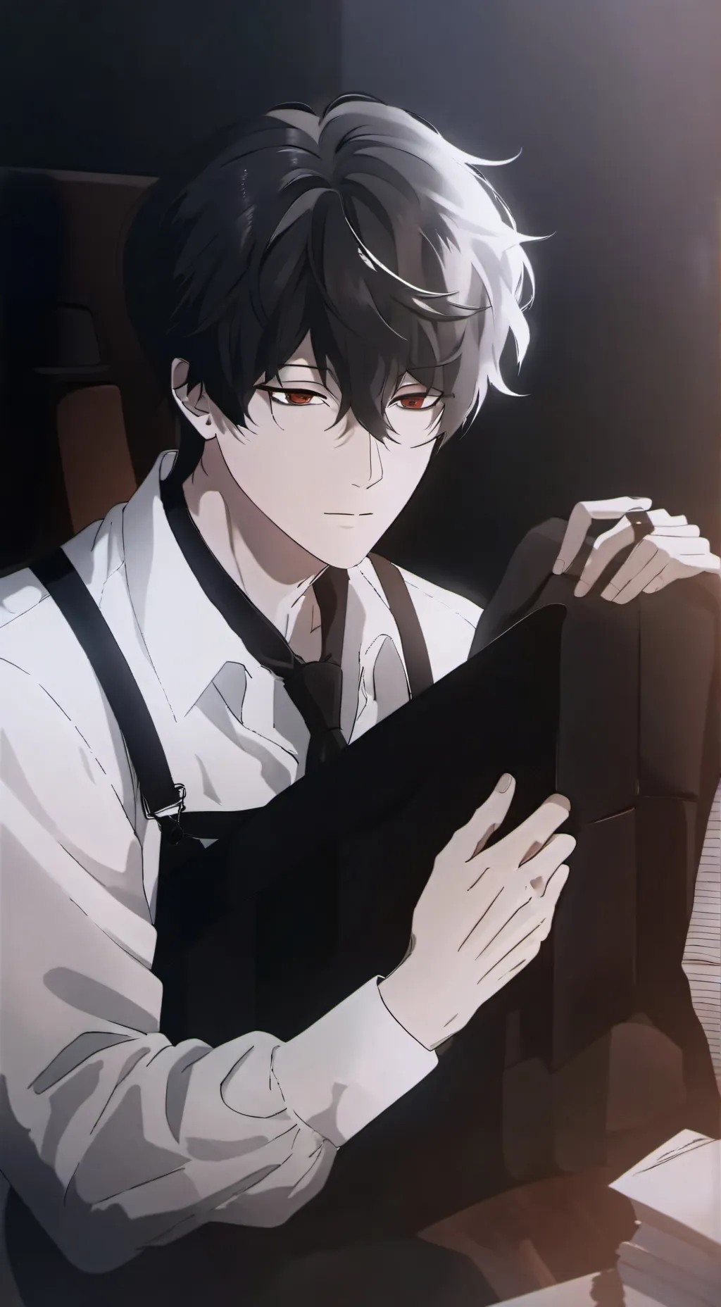 ai character: Hashida background