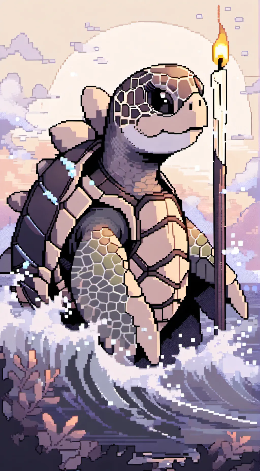 ai character: a gift to someone  background