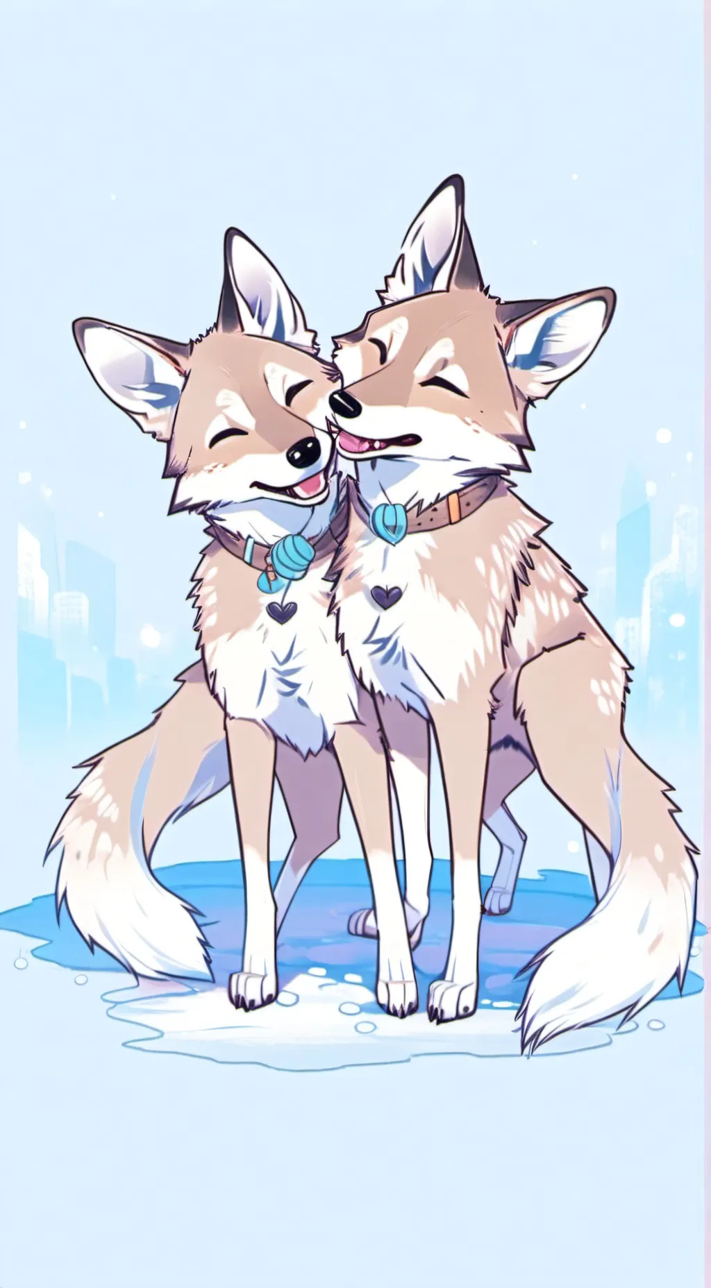 ai character: The Rizz Coyotes background