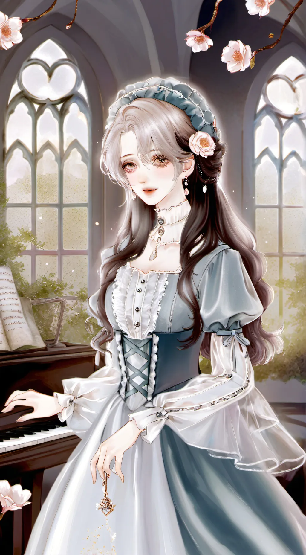 ai character: Sleeping beauty background