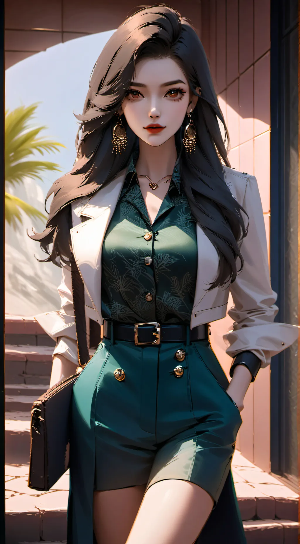 ai character: Lucia  background