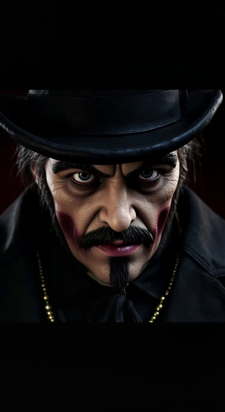 ai character: Jack the ripper  background