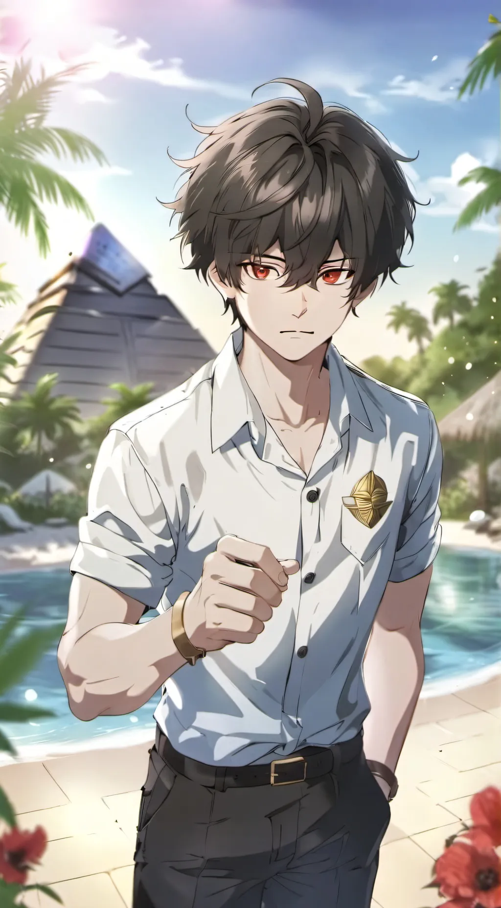 ai character: Alex Cur Saru background