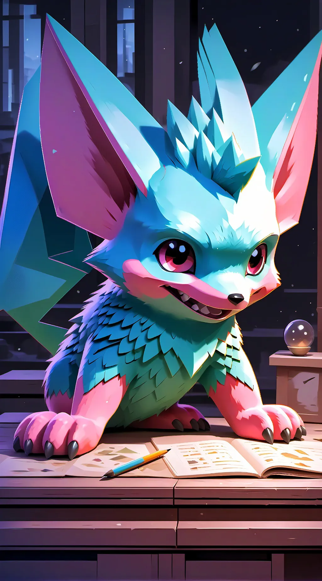 ai character: ANNIHILATION  CUBE background