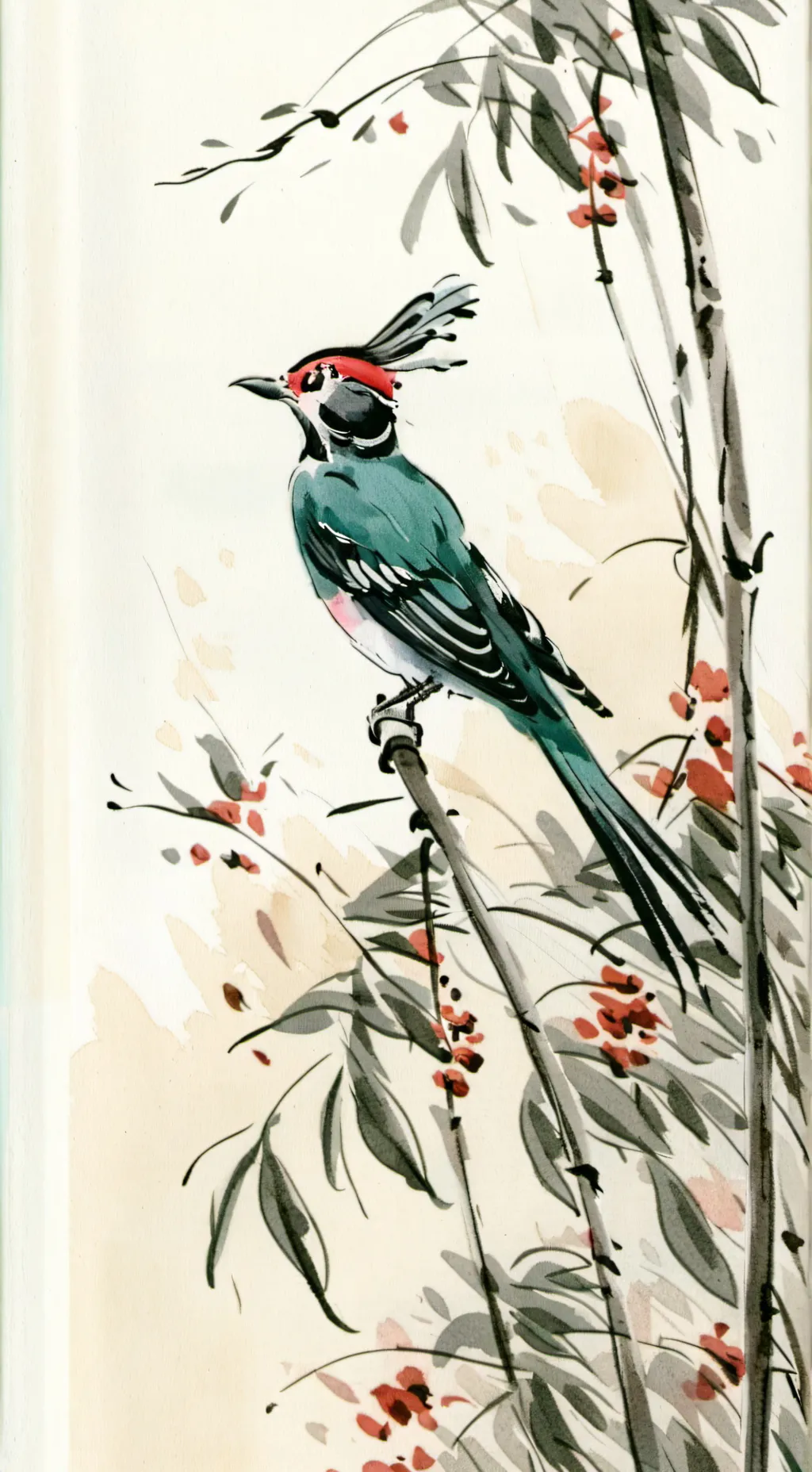 ai character: Fire ring background