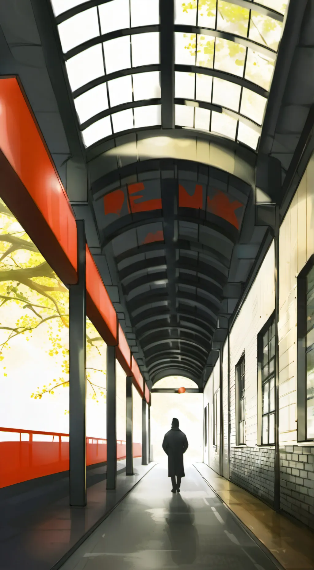 ai character: deadrails but girl background