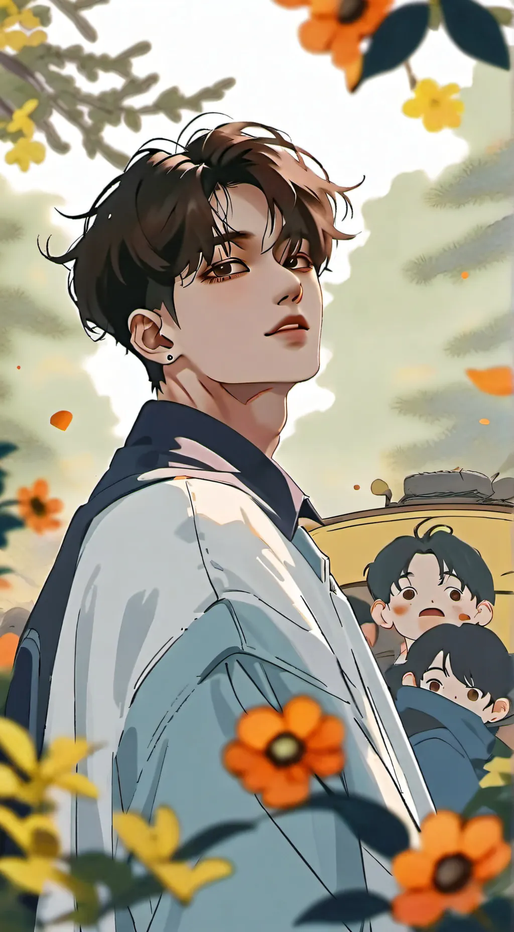 ai character: hyunjin~◇ background