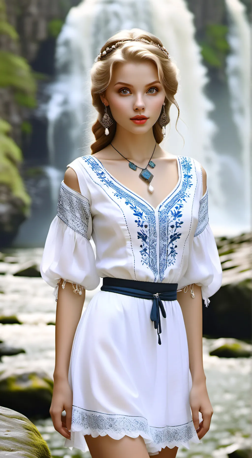 ai character: Rose background