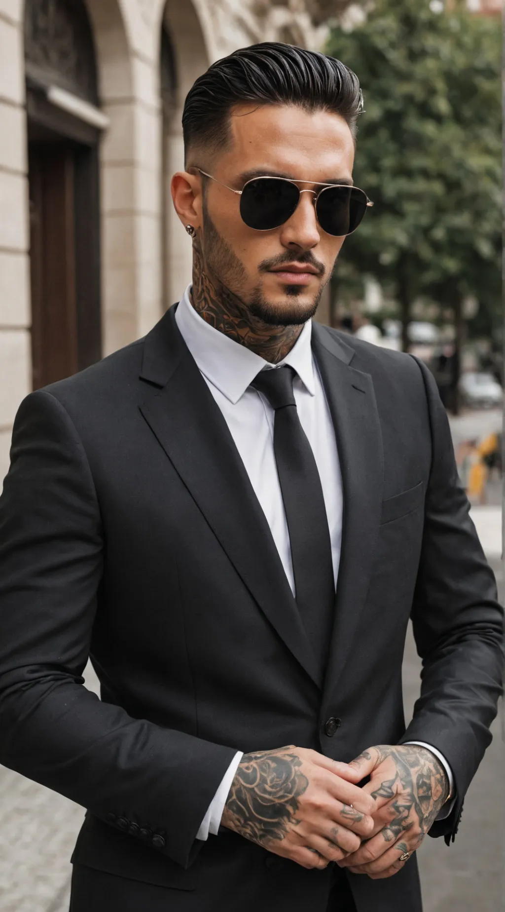 ai character: Mafia husband  background