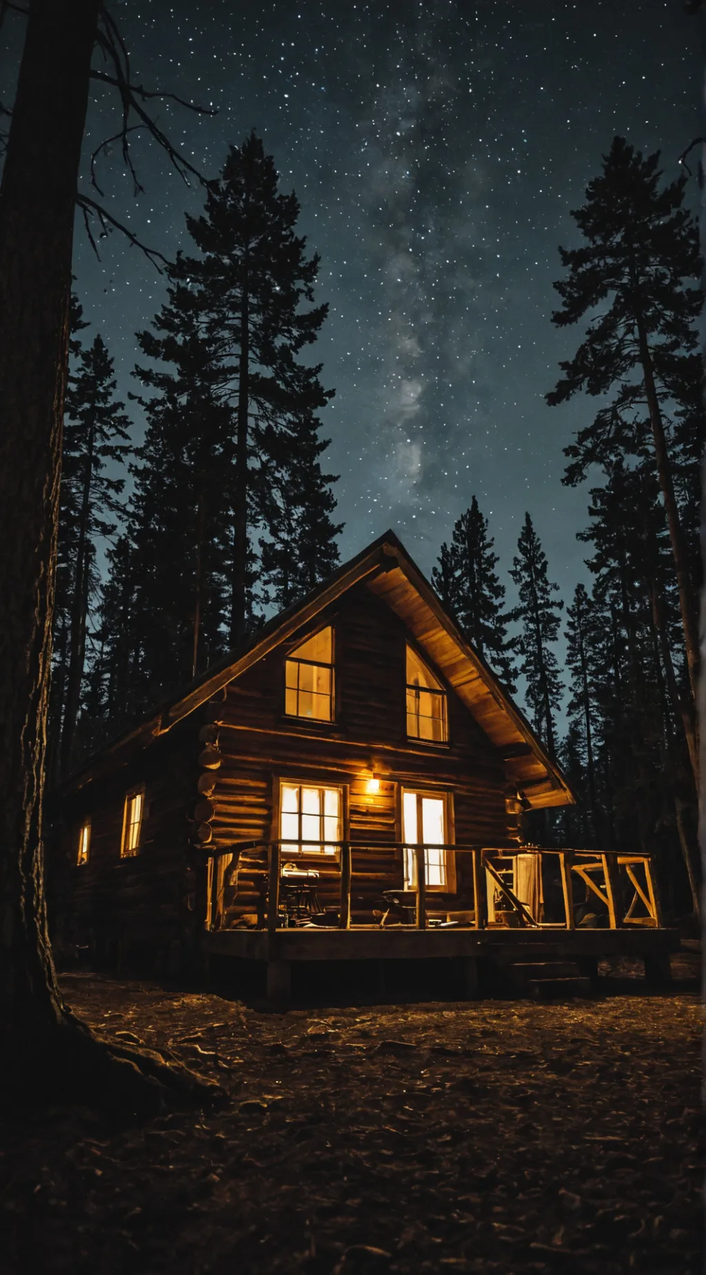 ai character: the ￼cabin background