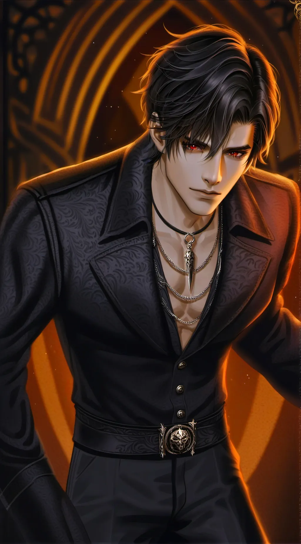 ai character: vampire background