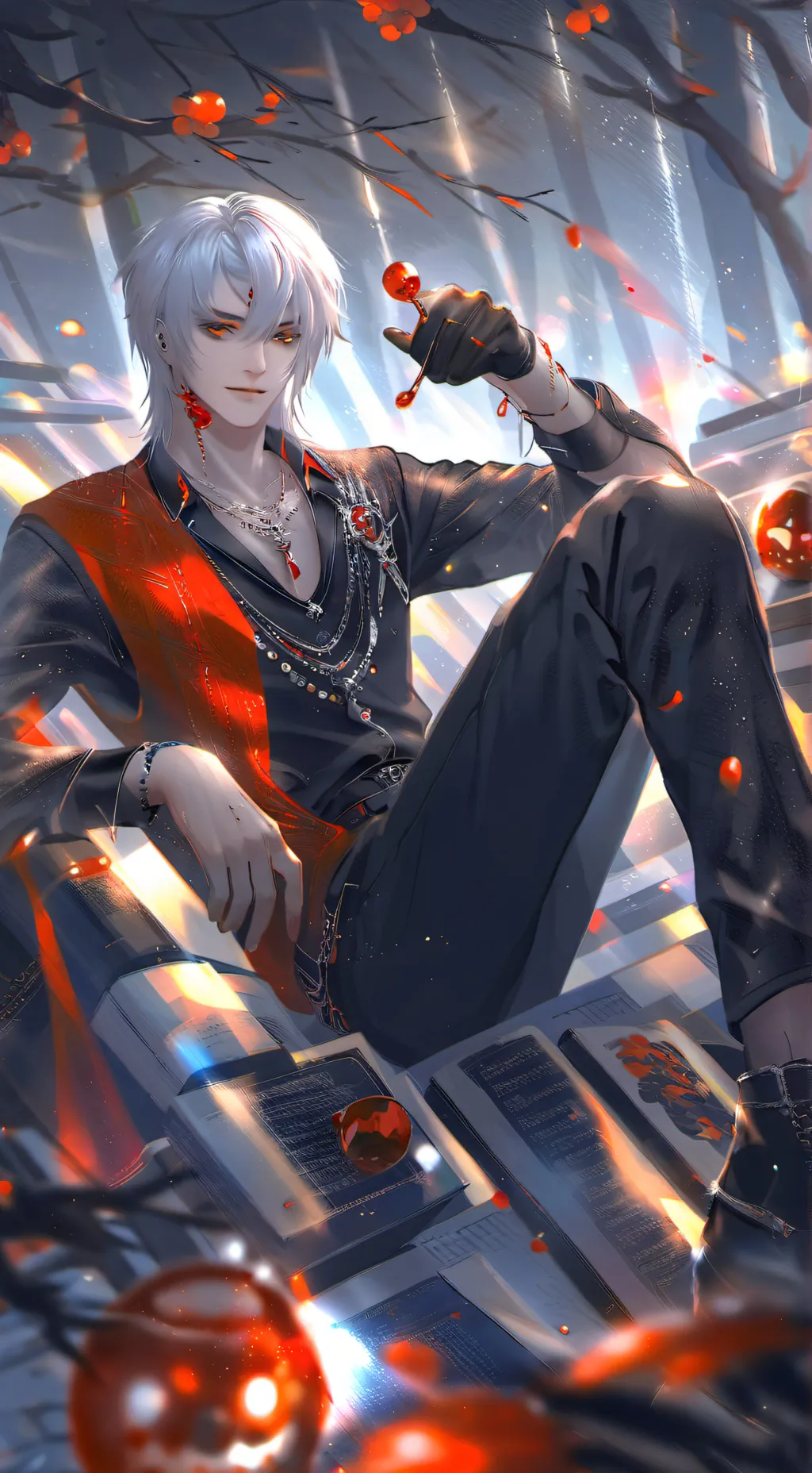 ai character: nose😻 background