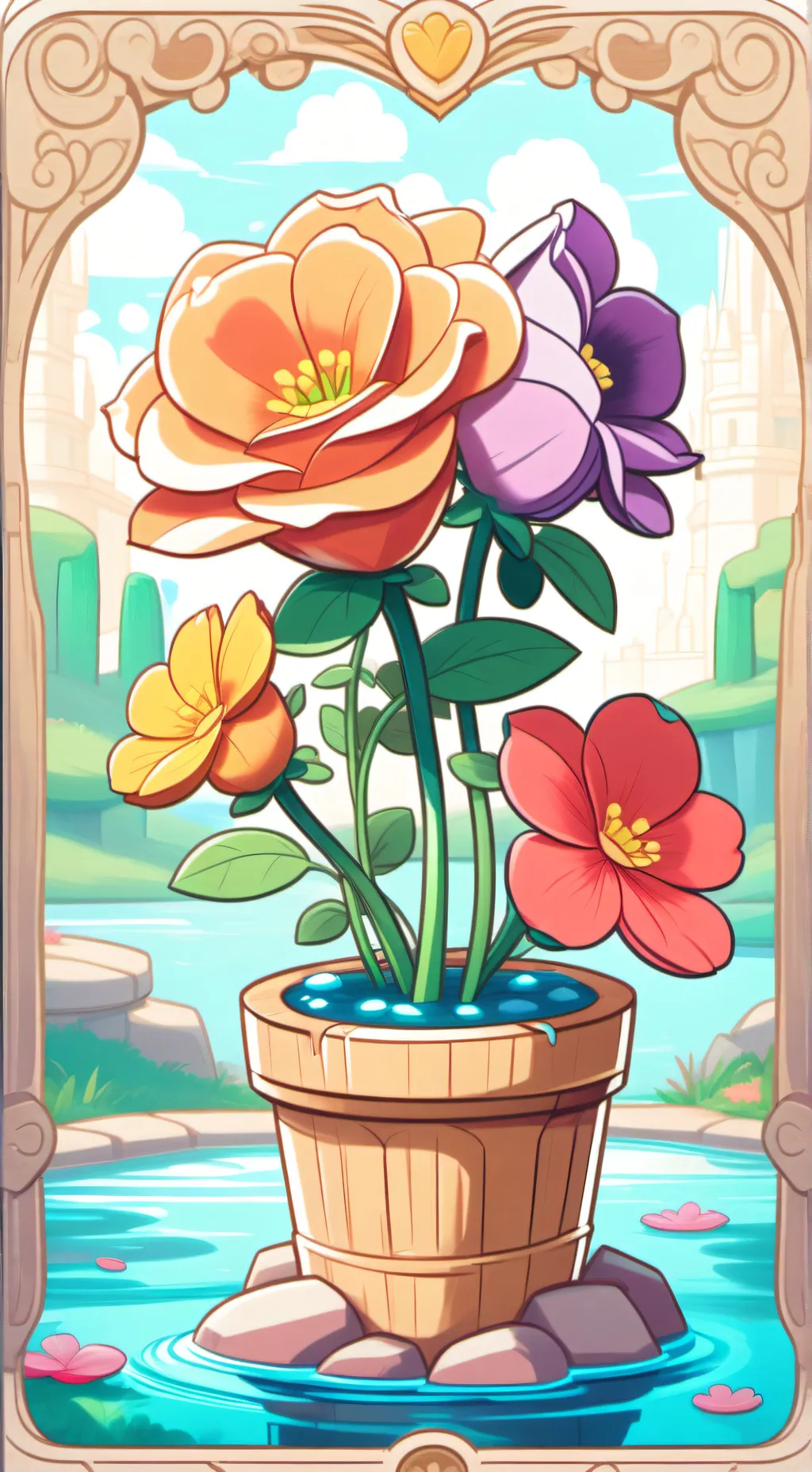 ai character: Dandy's World background