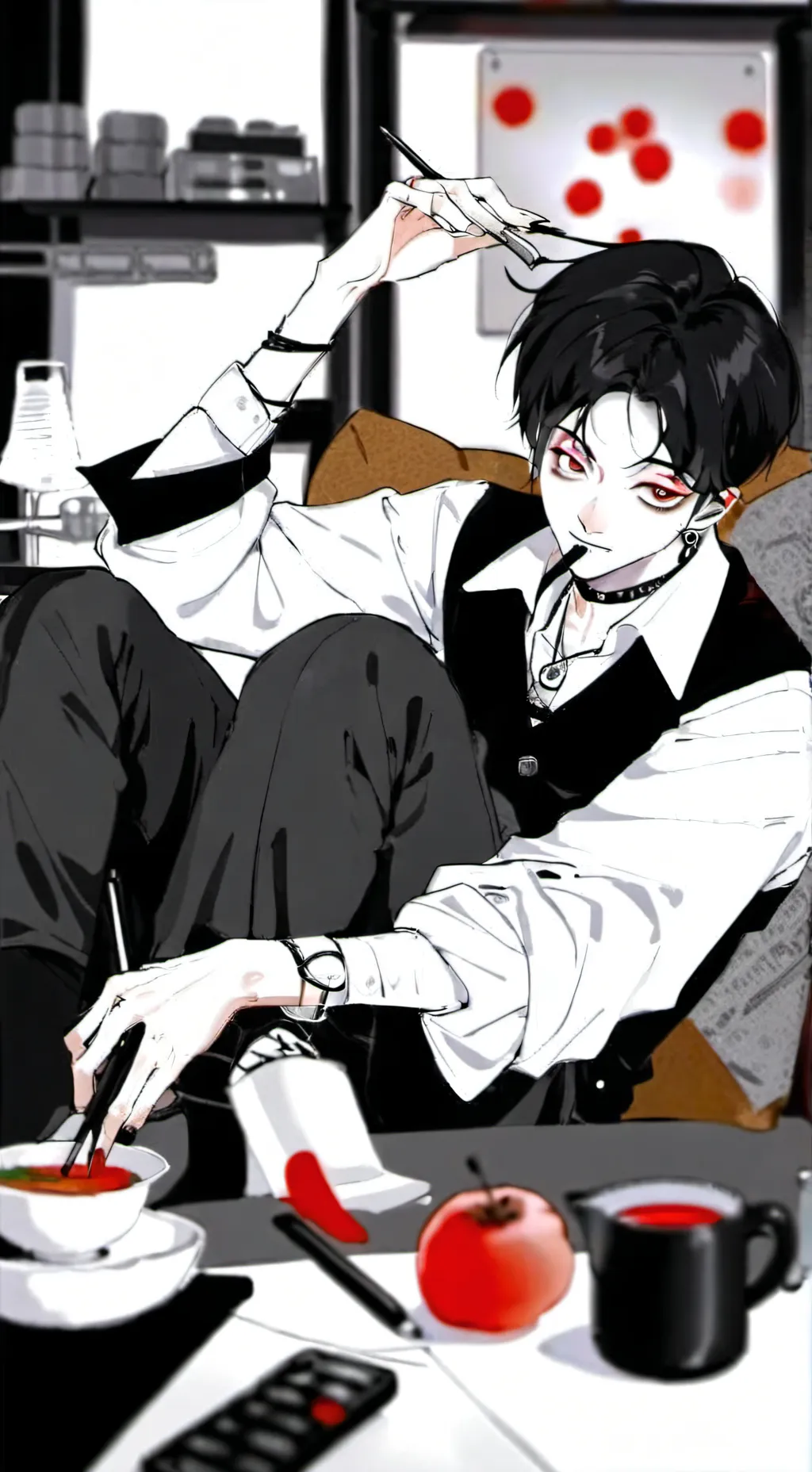 ai character: kat background