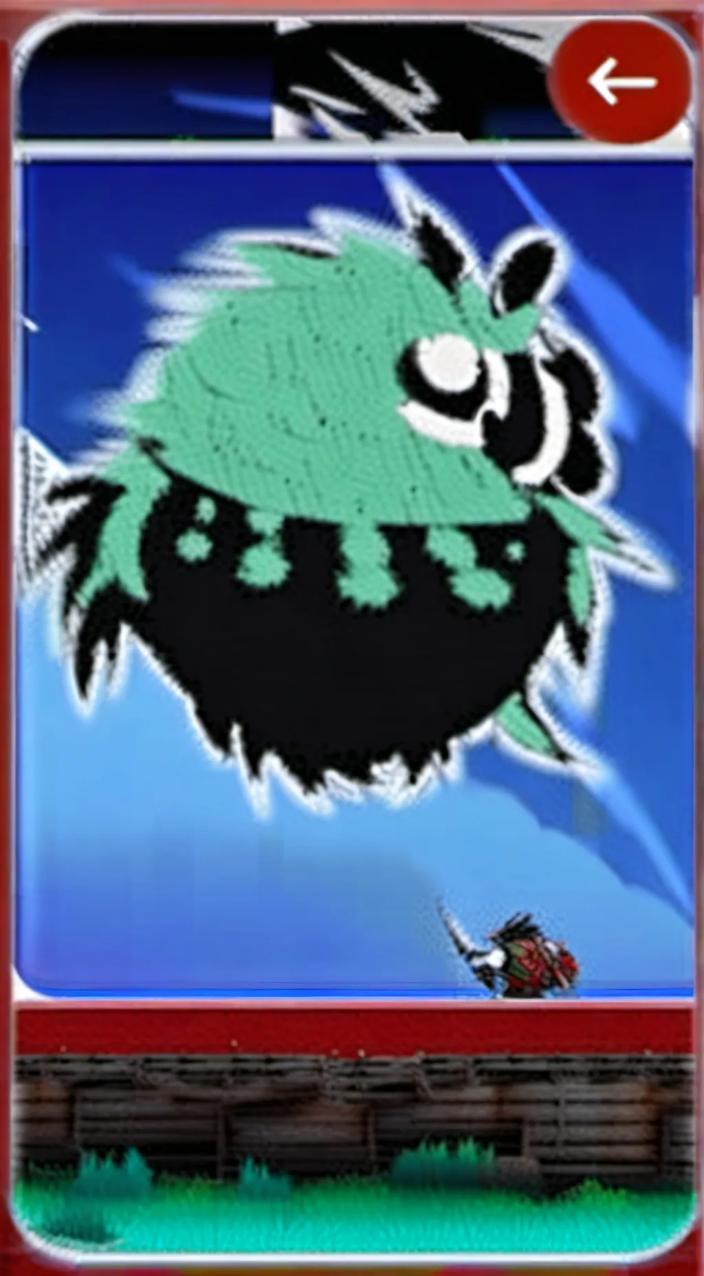 ai character: bluudud background