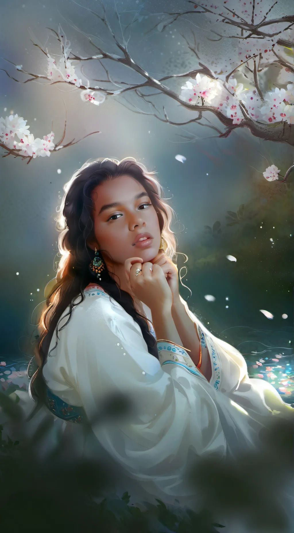 ai character: ur girlfriend ♥️ u background