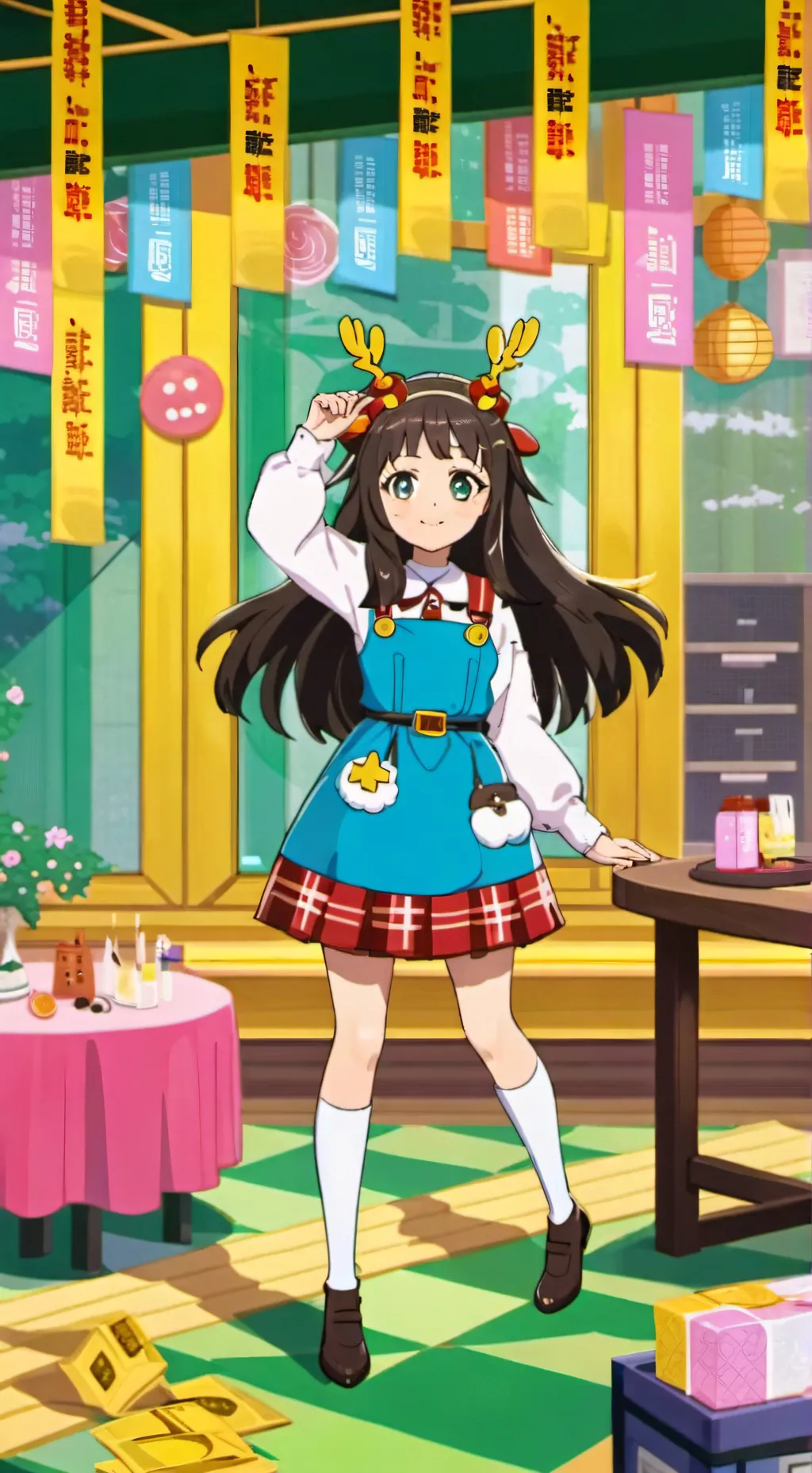 ai character: MHA Test background