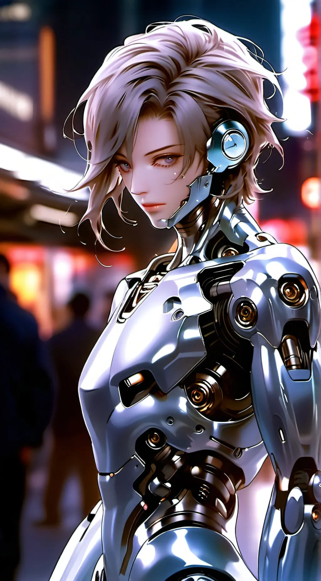ai character: Lumina background