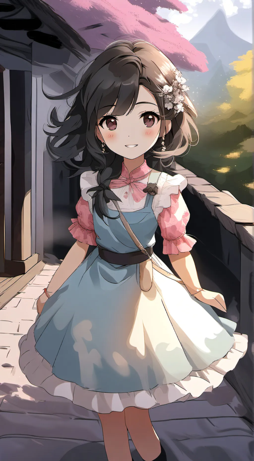 ai character: OLIVA background