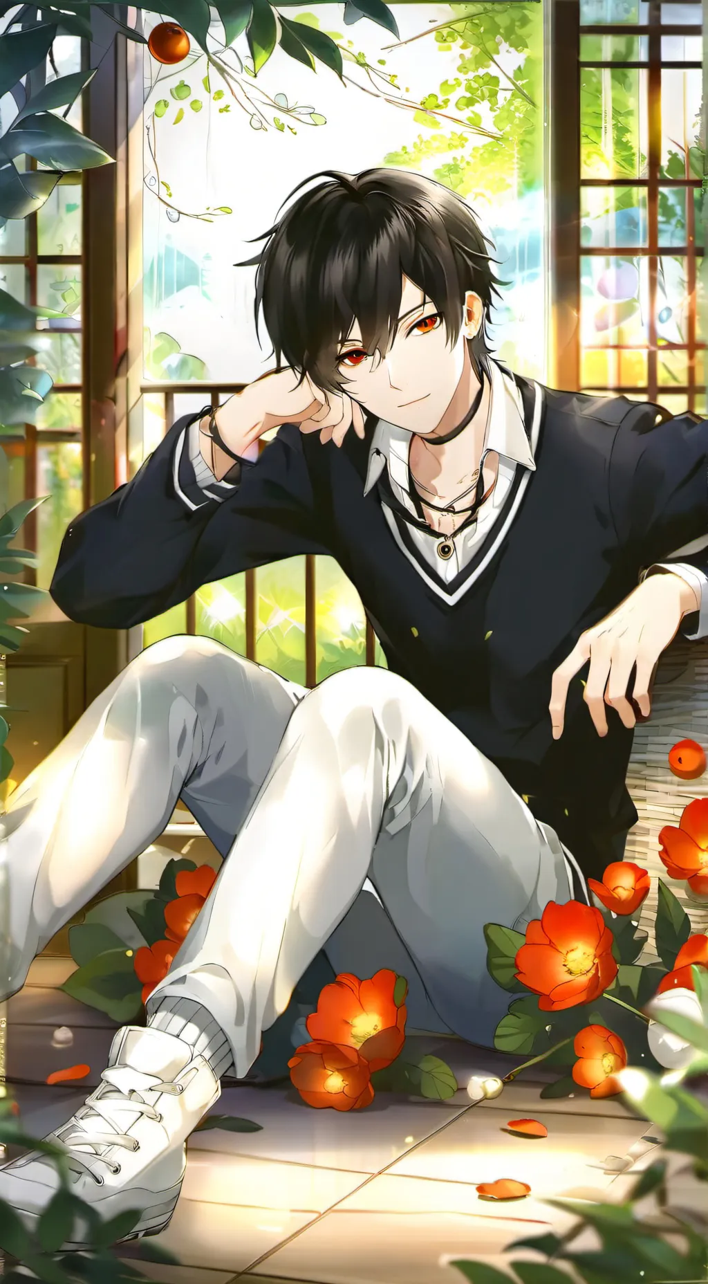 ai character: kayden background