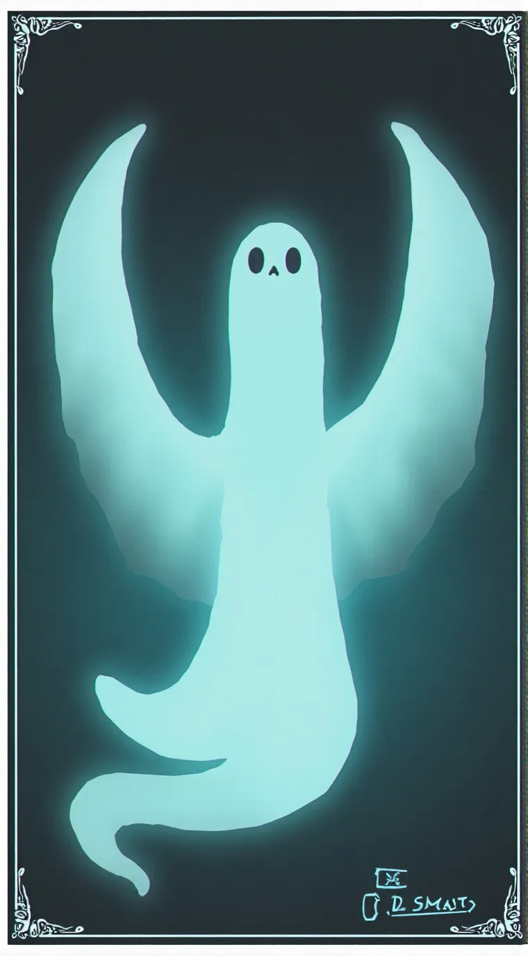 ai character: Ghosty  background