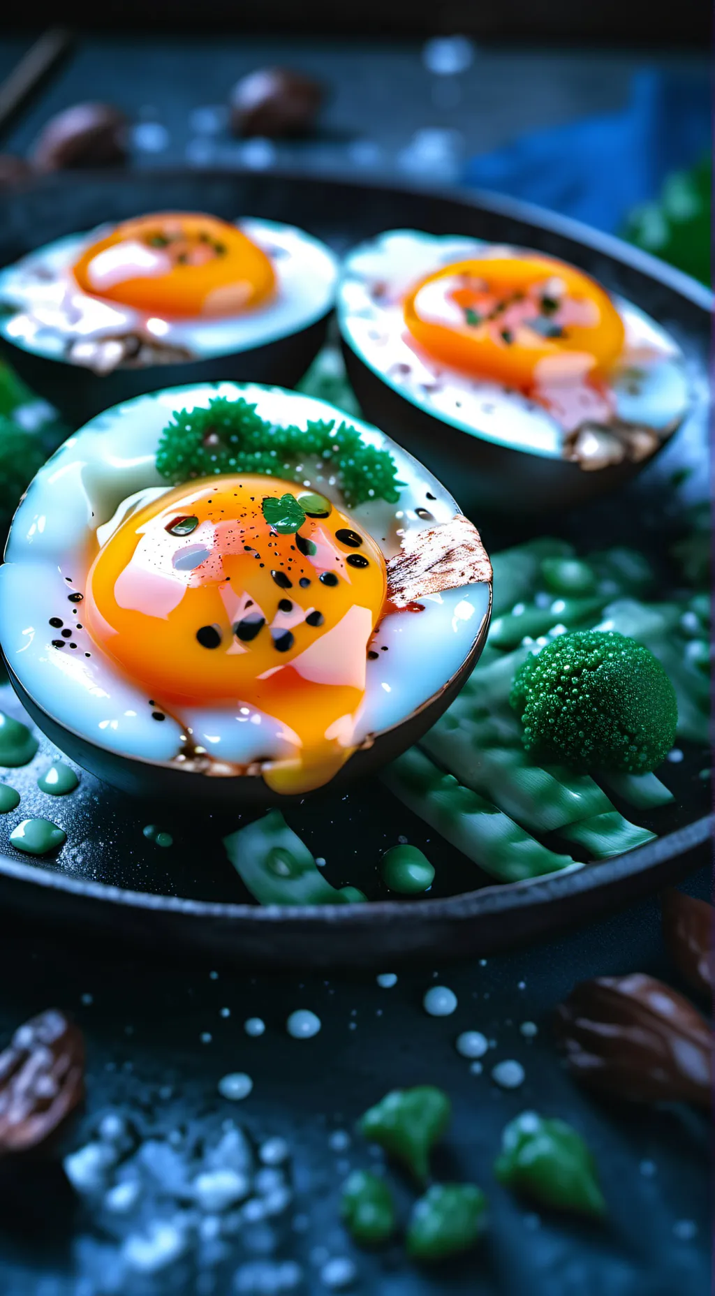 ai character: egg background